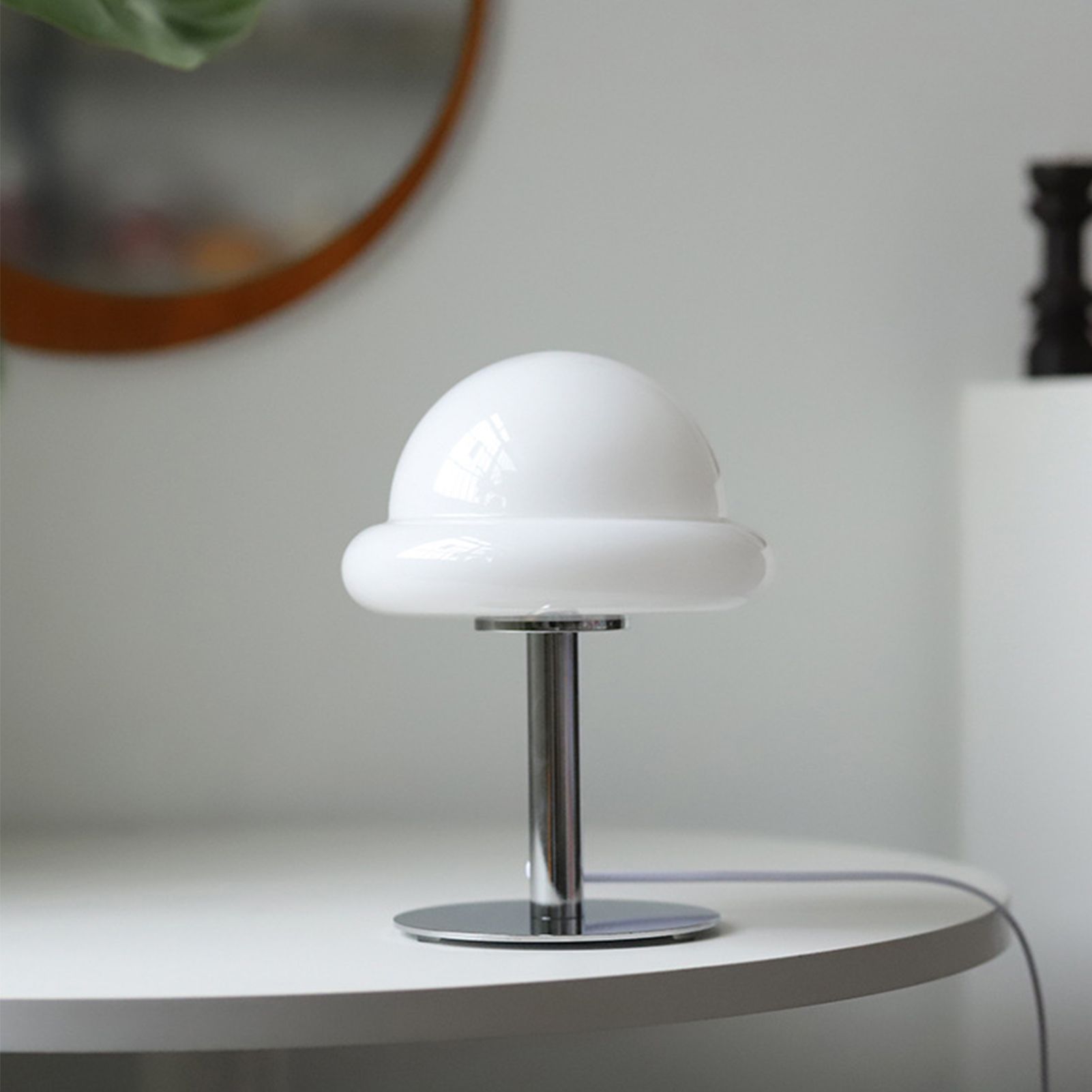 Bedside Table Lamp USB 3 Color Dimmable Cute Creative Mushroom Desk Lamp for view 8