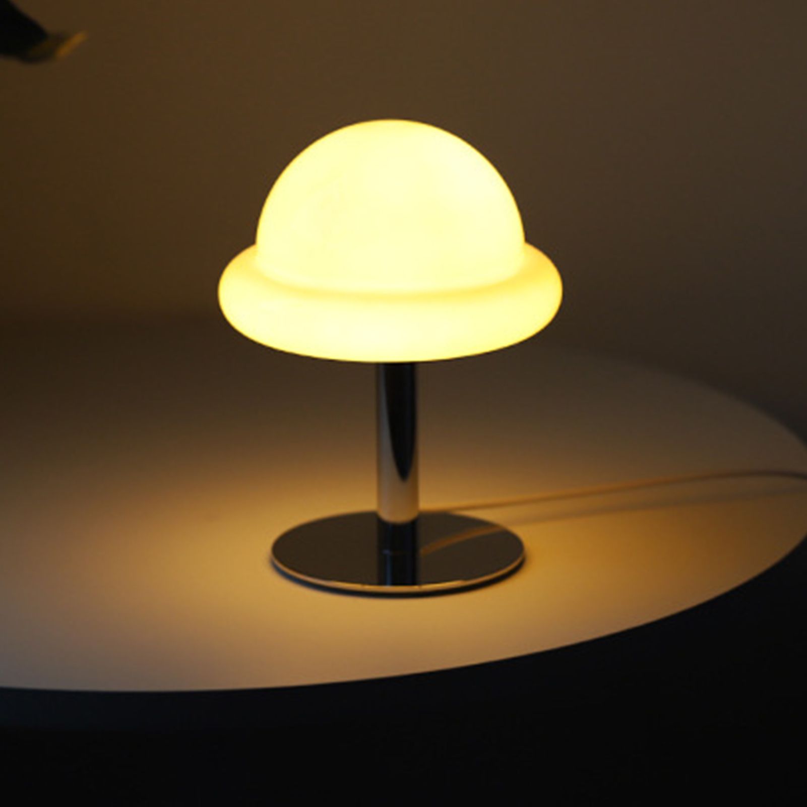 Bedside Table Lamp USB 3 Color Dimmable Cute Creative Mushroom Desk Lamp for view 9