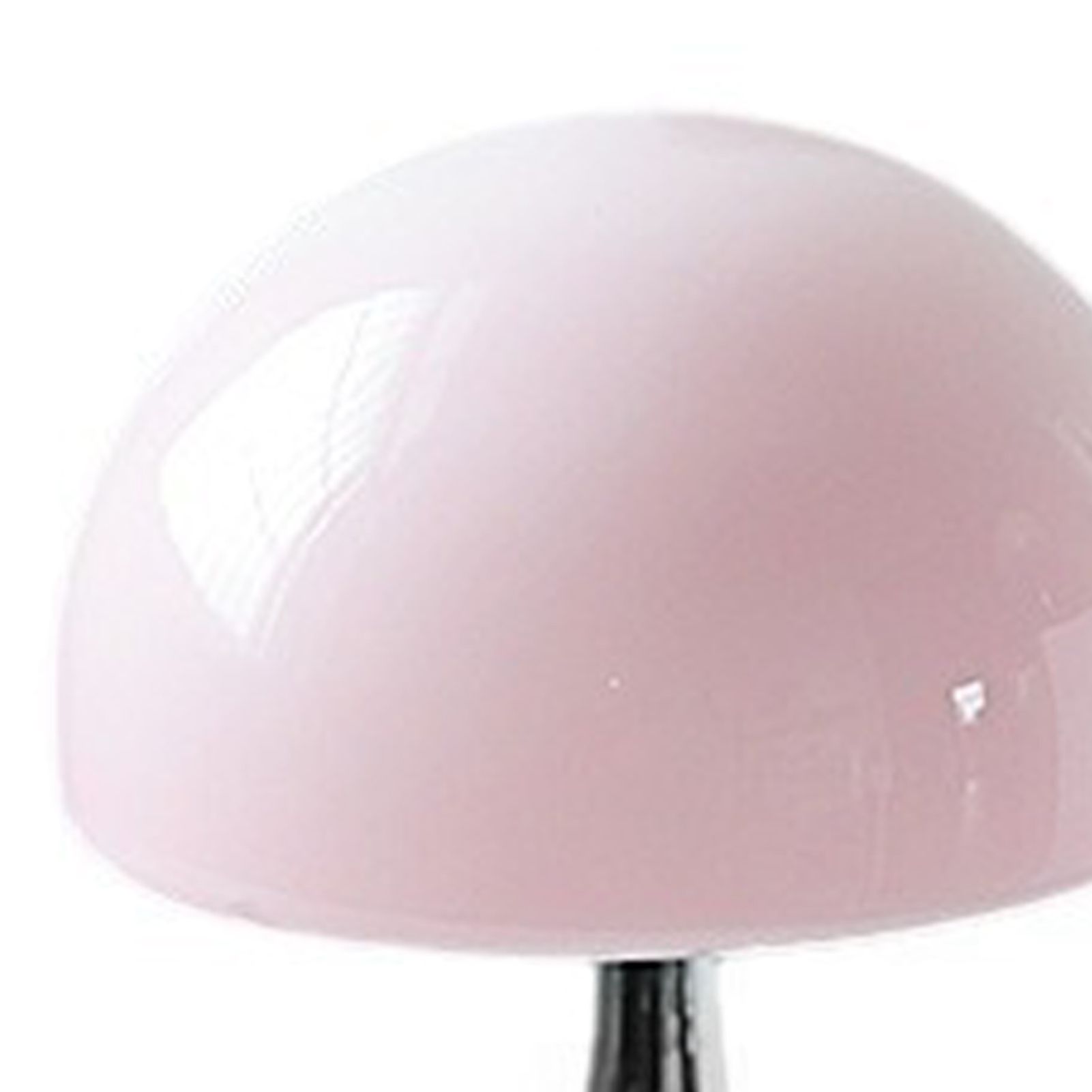 Mushroom Shape Table Lamp Glass Iron Warm Light USB Modern Bedside Nightstand view 2