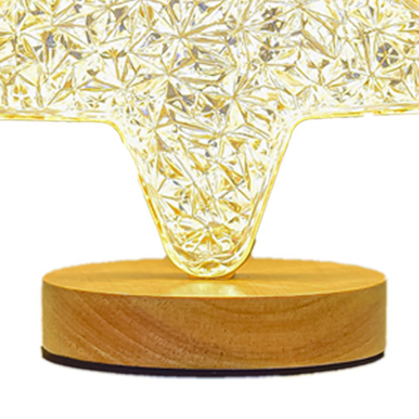 Table Lamp 3W Remote Control Warm Light Exquisite Look Timing Function USB view 5
