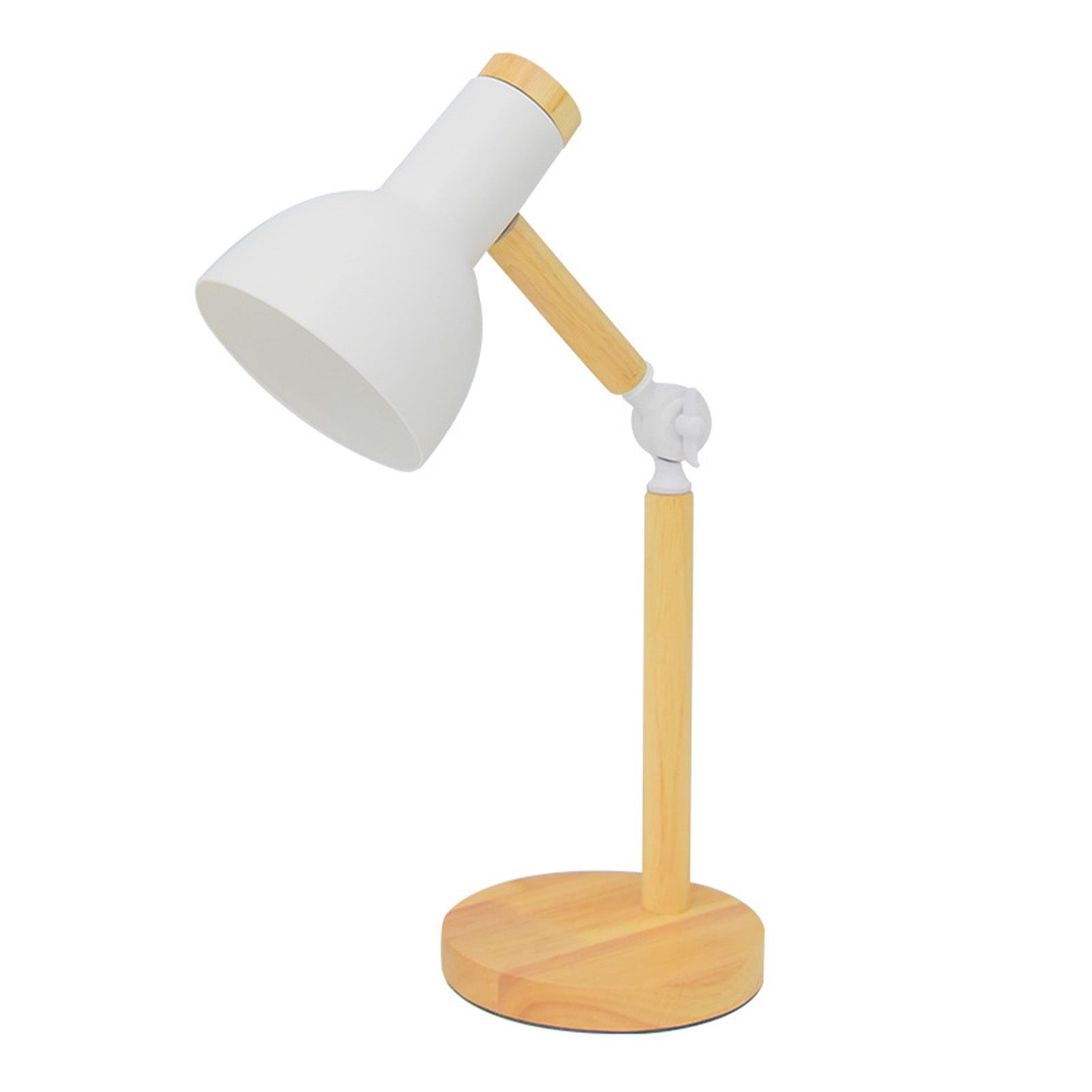 LED Table Lamp Adjustable Dimmable Timed Eye Caring Remote Control Wooden Desk view 3