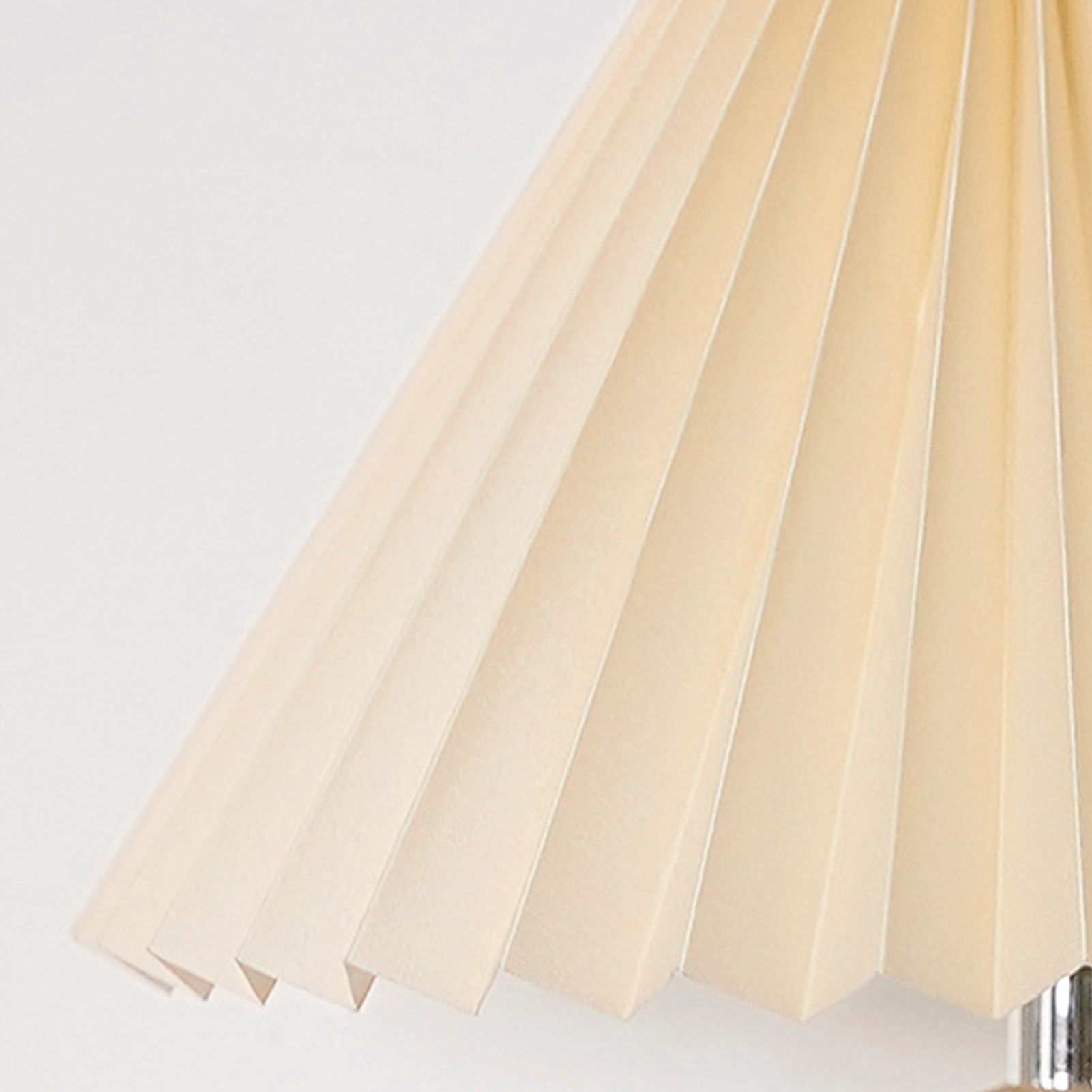 Table Lamp Pleated 3 Color Remote Control Dimmable Bedroom Bedside Night Light view 2