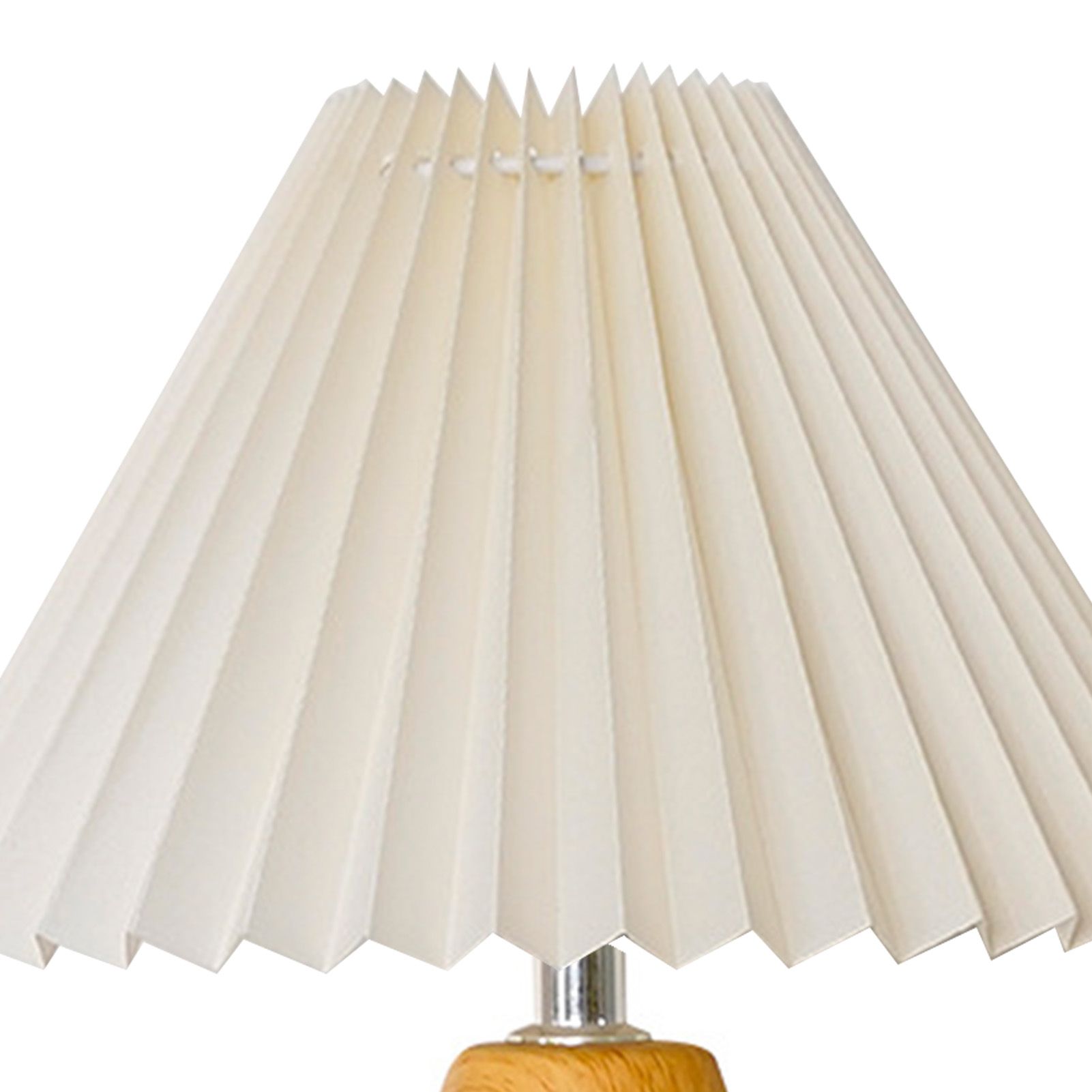 Table Lamp Pleated 3 Color Remote Control Dimmable Bedroom Bedside Night Light view 7