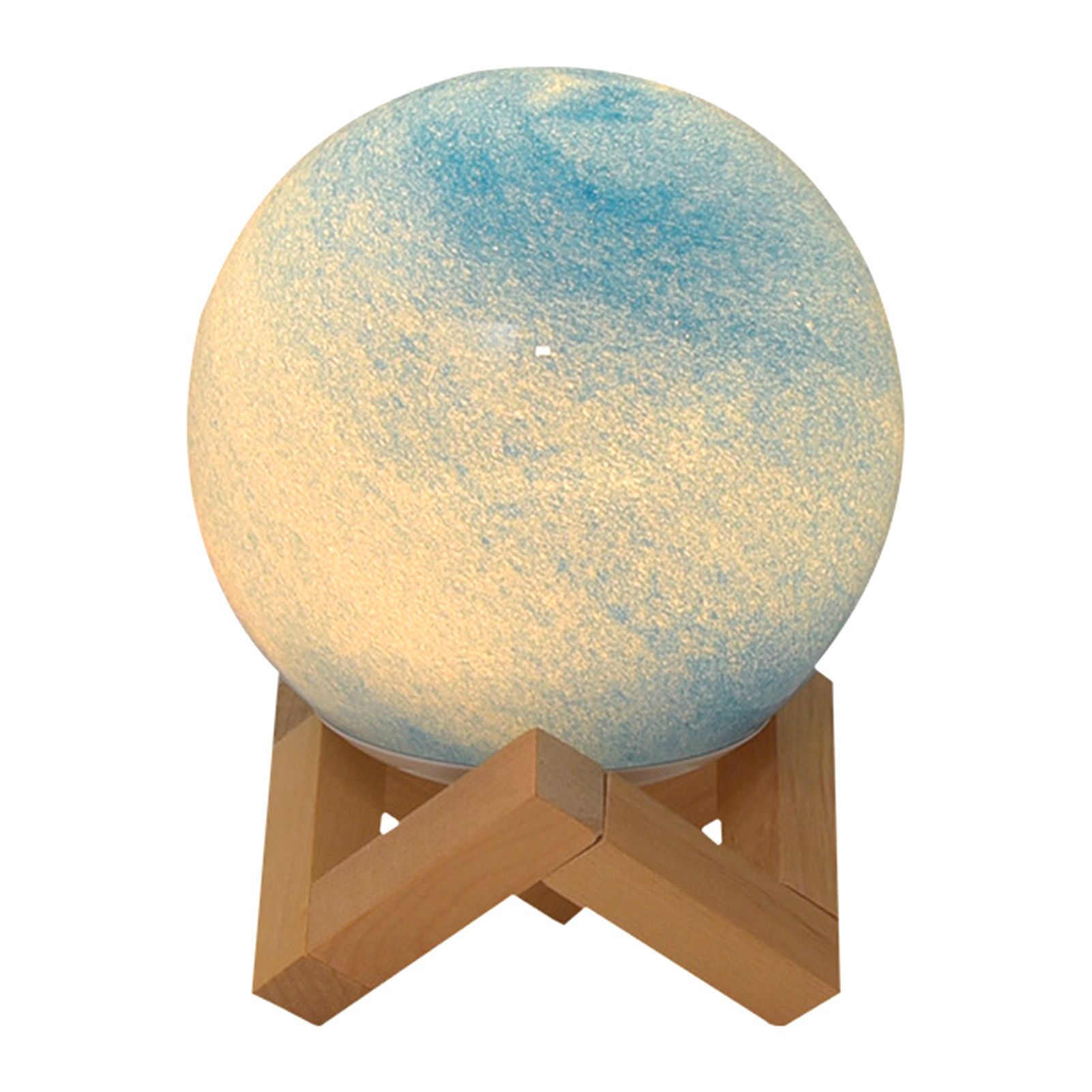 Innovative Colorful Remote Control Night Light Dimming Bedside Lamp Glass view 3