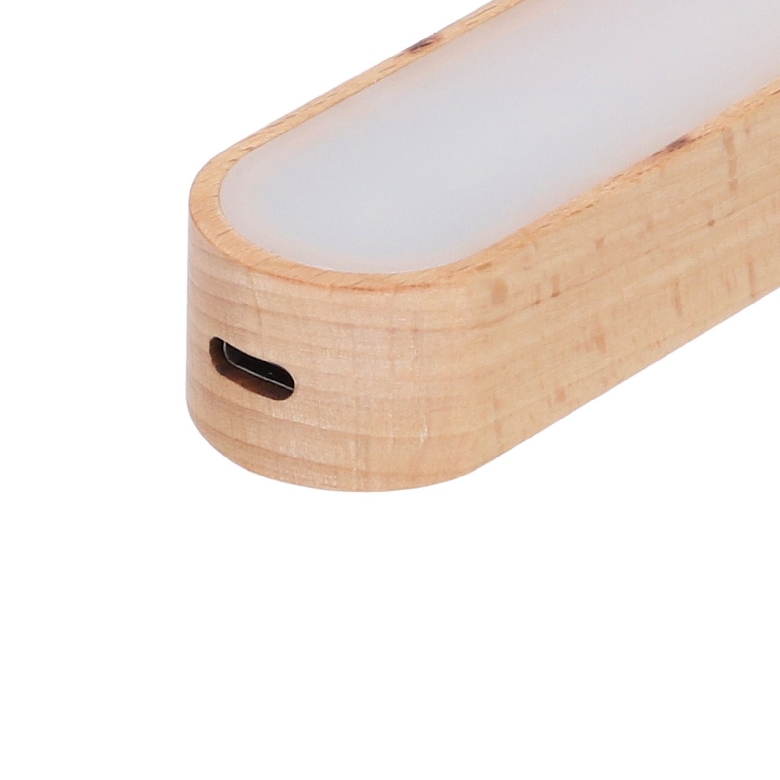 360 Degree Rotatable Vanity Light Wooden Touch Dimmable USB Rechargeable view 2