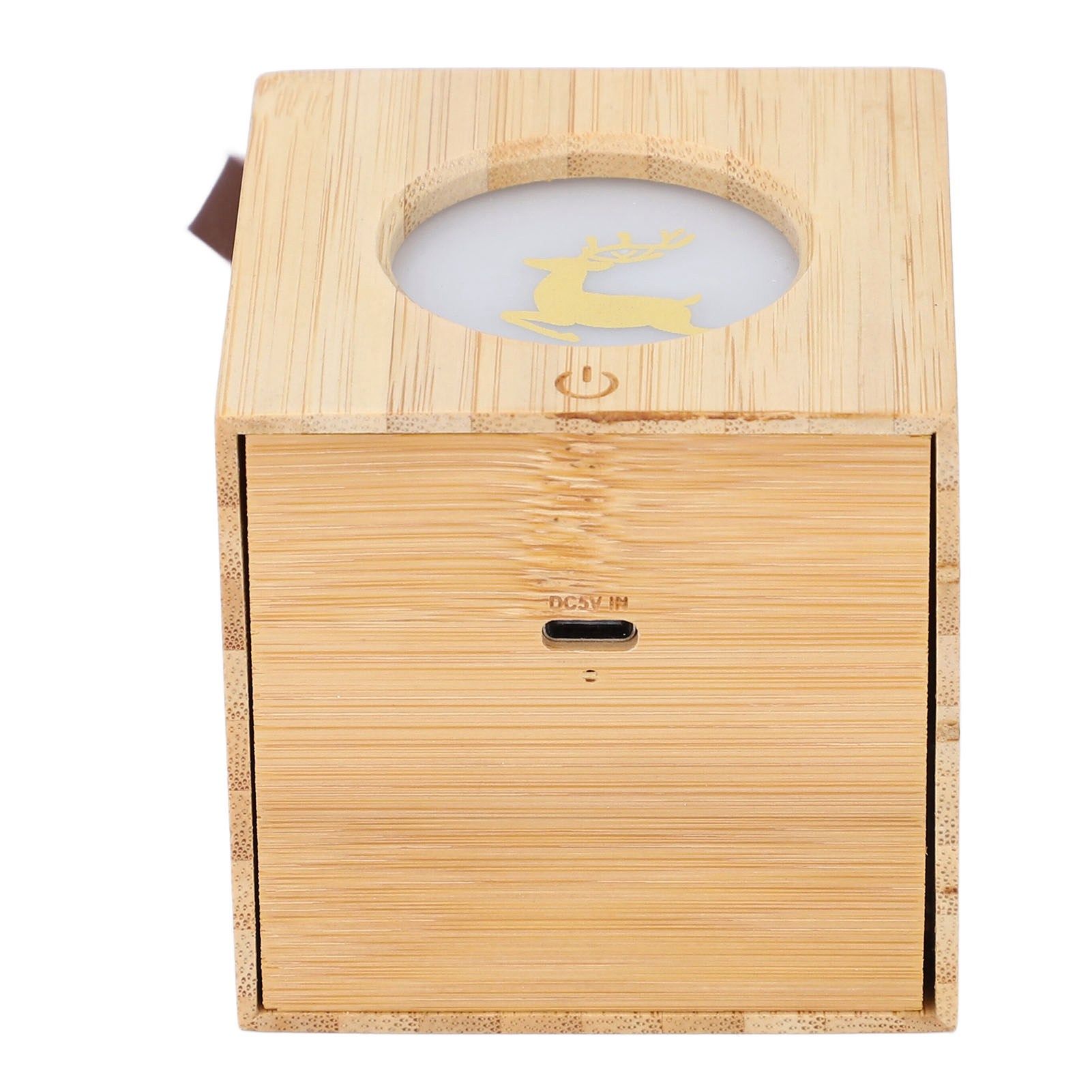 Elk Deer Night Light Clear Projection Stepless Dimming Rechargeable Wooden view 2