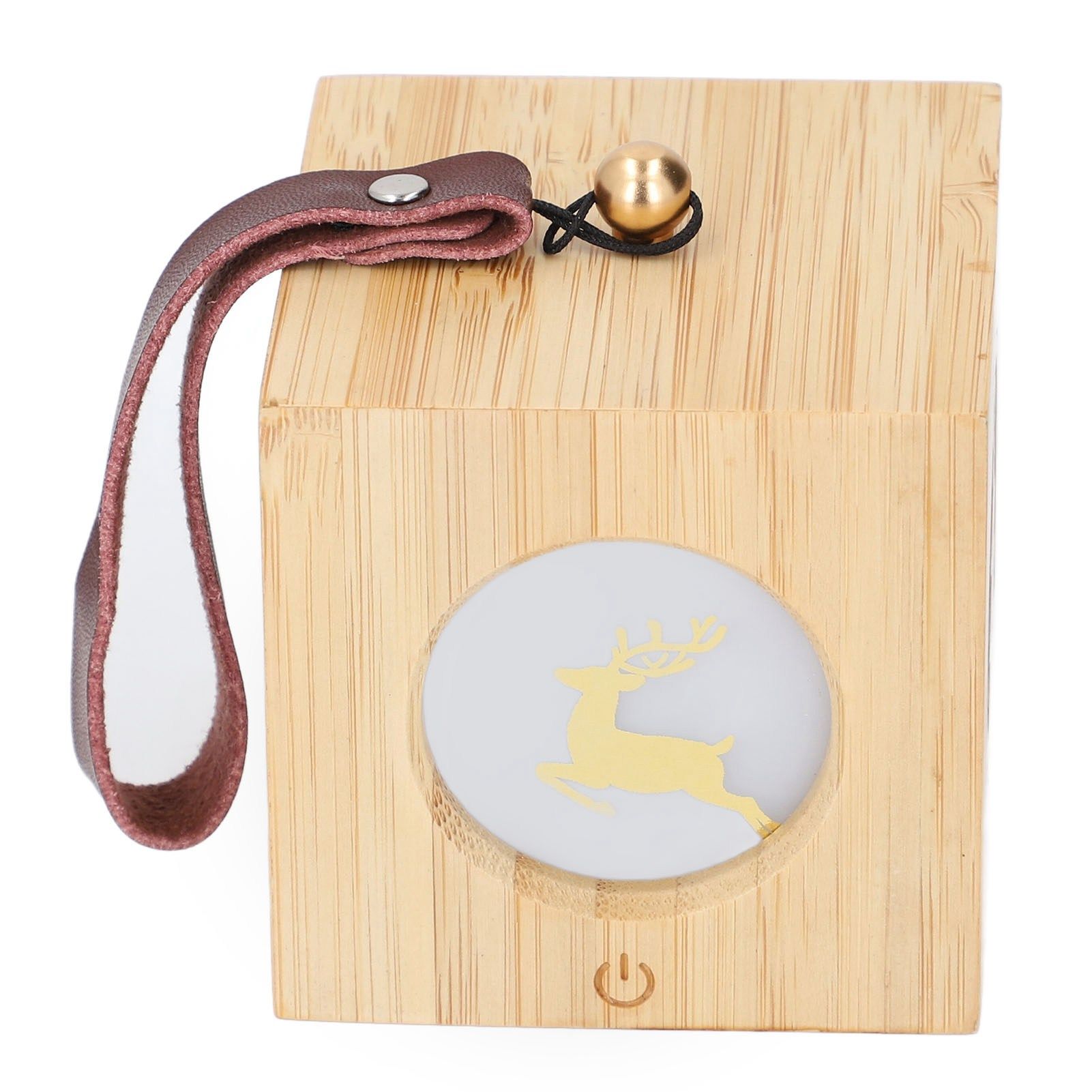 Elk Deer Night Light Clear Projection Stepless Dimming Rechargeable Wooden view 4