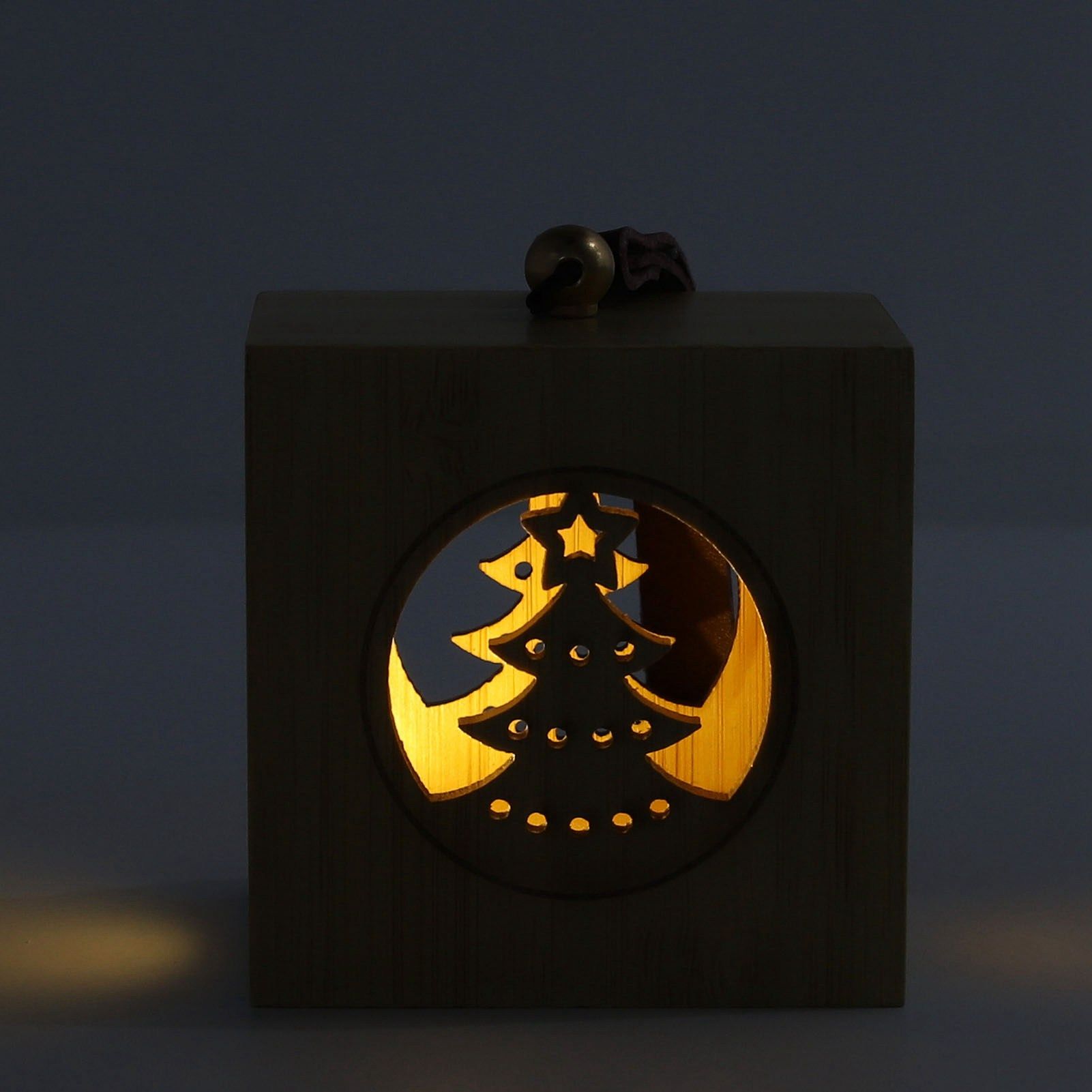 Elk Deer Night Light Clear Projection Stepless Dimming Rechargeable Wooden view 9
