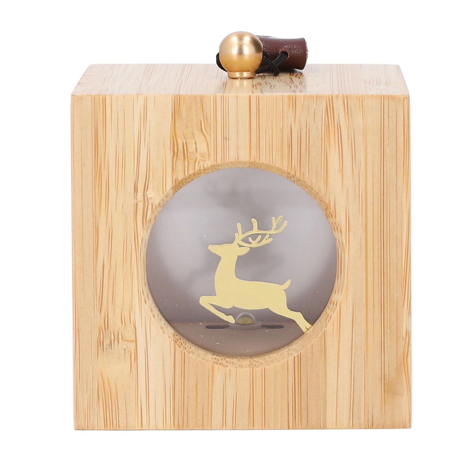 Elk Deer Night Light Clear Projection Stepless Dimming Rechargeable Wooden view 11