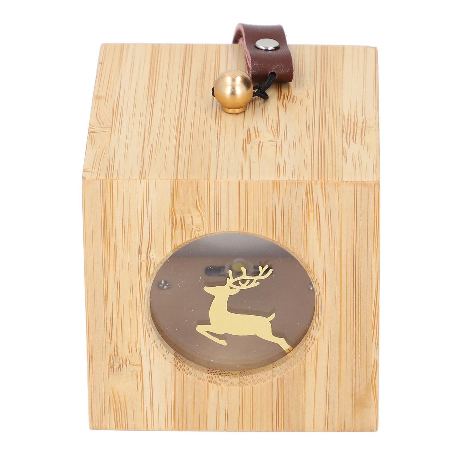 Elk Deer Night Light Clear Projection Stepless Dimming Rechargeable Wooden view 12