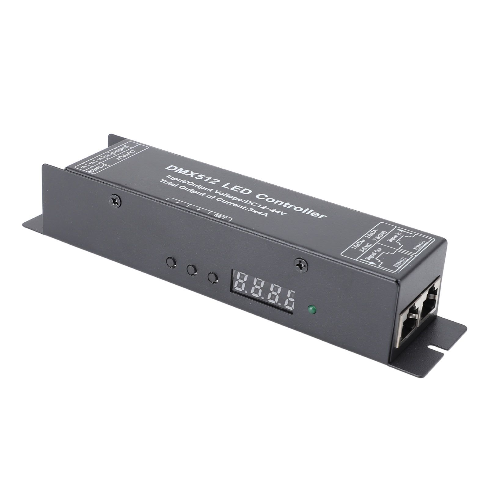 Constant Voltage DMX512 Decorder LED Controller 3 Channels DC12V‑24V for LED view 4