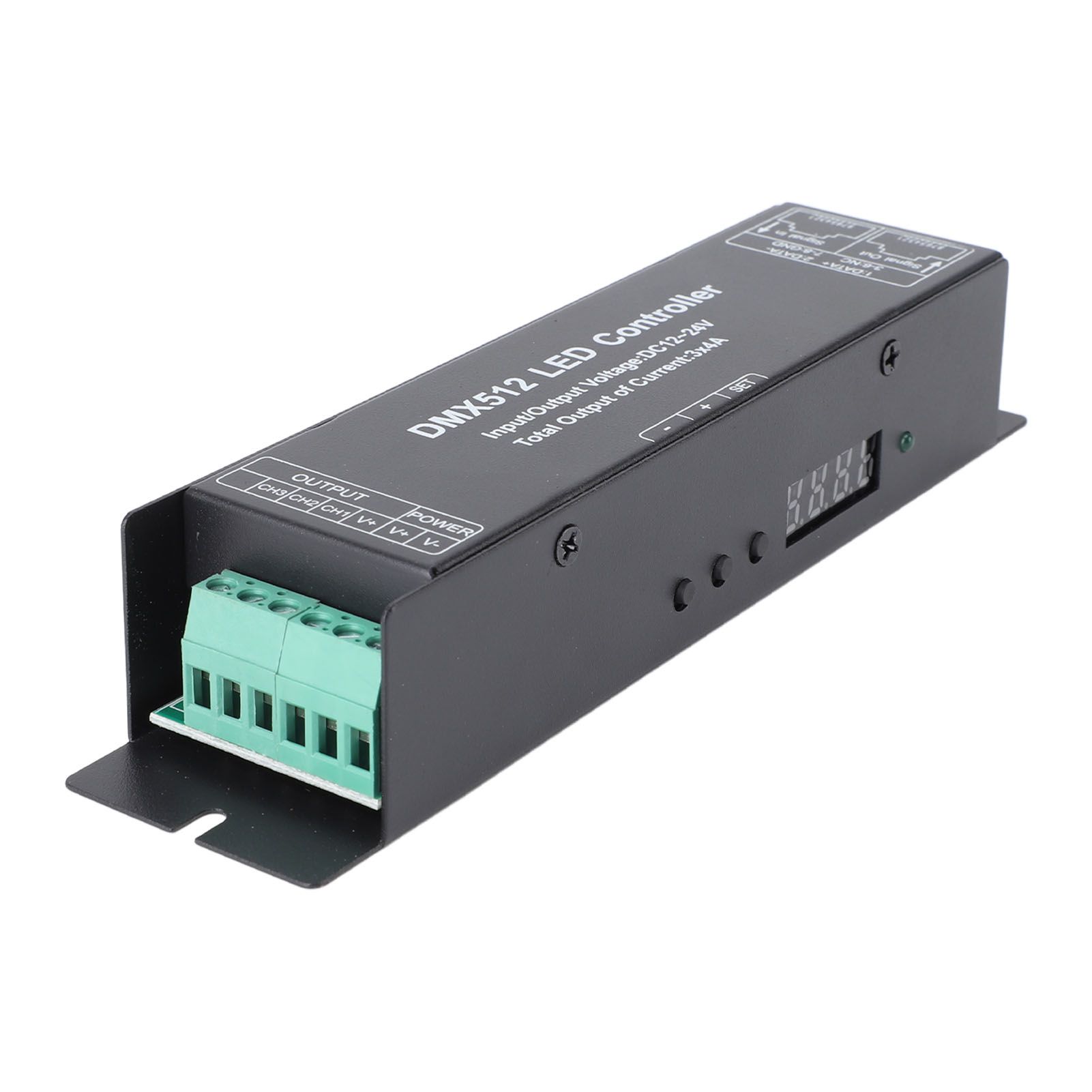 Constant Voltage DMX512 Decorder LED Controller 3 Channels DC12V‑24V for LED view 6