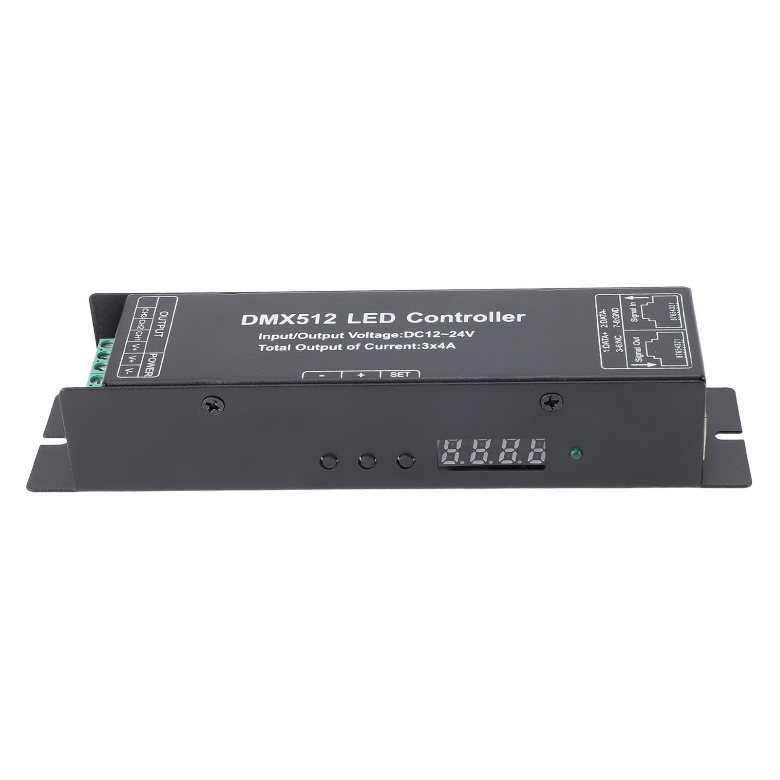 Constant Voltage DMX512 Decorder LED Controller 3 Channels DC12V‑24V for LED view 9