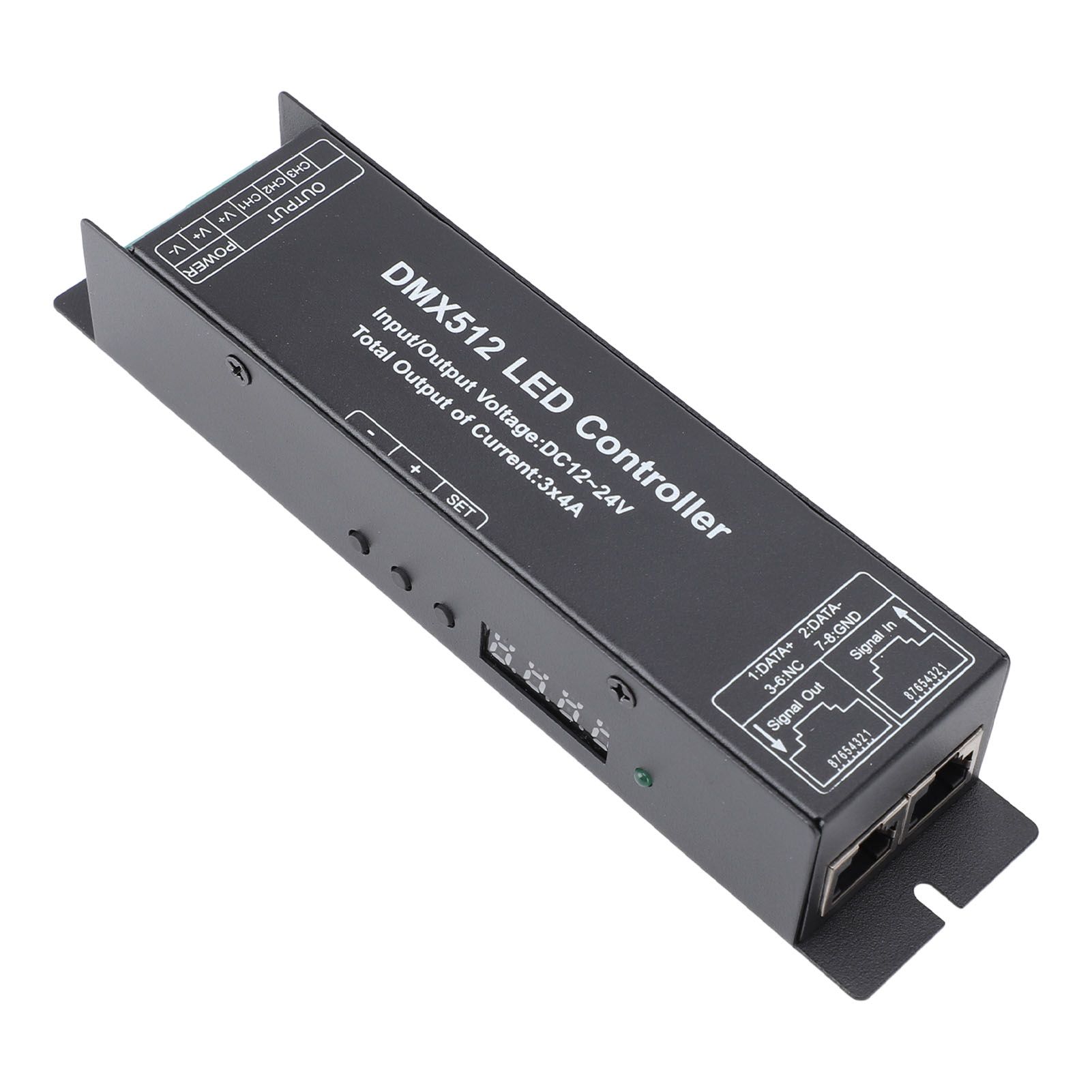 Constant Voltage DMX512 Decorder LED Controller 3 Channels DC12V‑24V for LED view 10