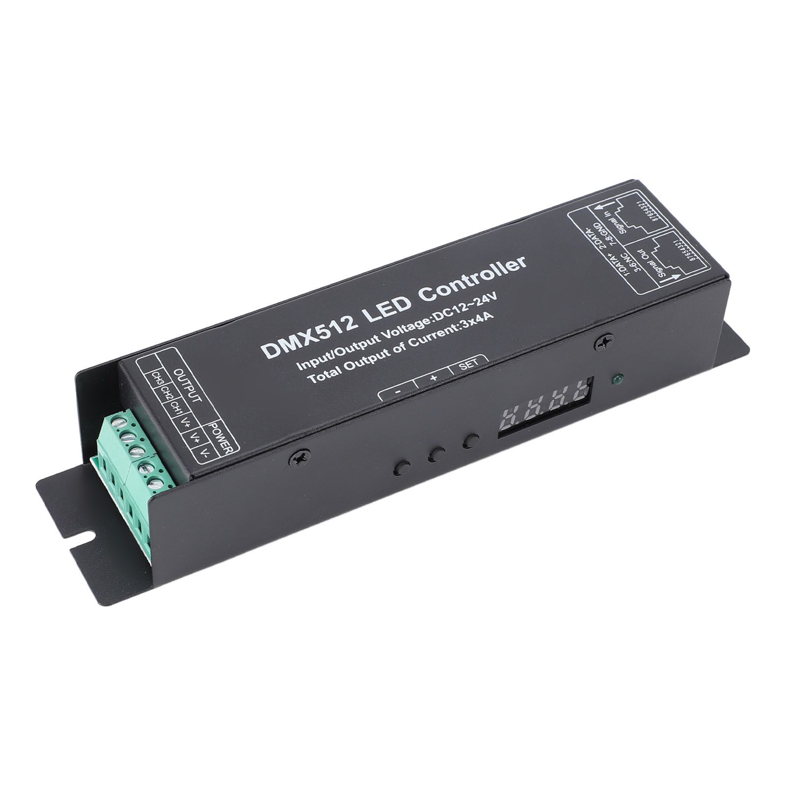 Constant Voltage DMX512 Decorder LED Controller 3 Channels DC12V‑24V for LED view 11