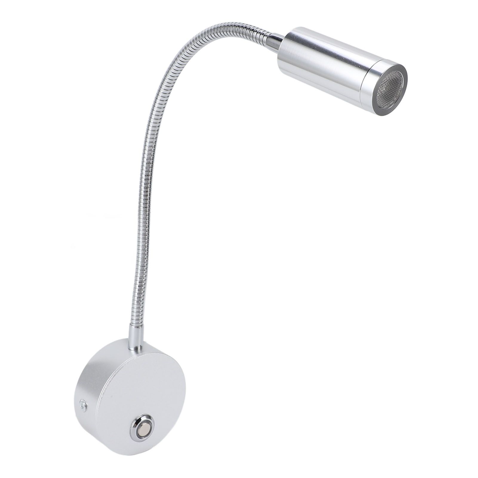 Dimmable RV Reading Light 3 Color Temperature Boat Bedside Flexible Gooseneck view 11