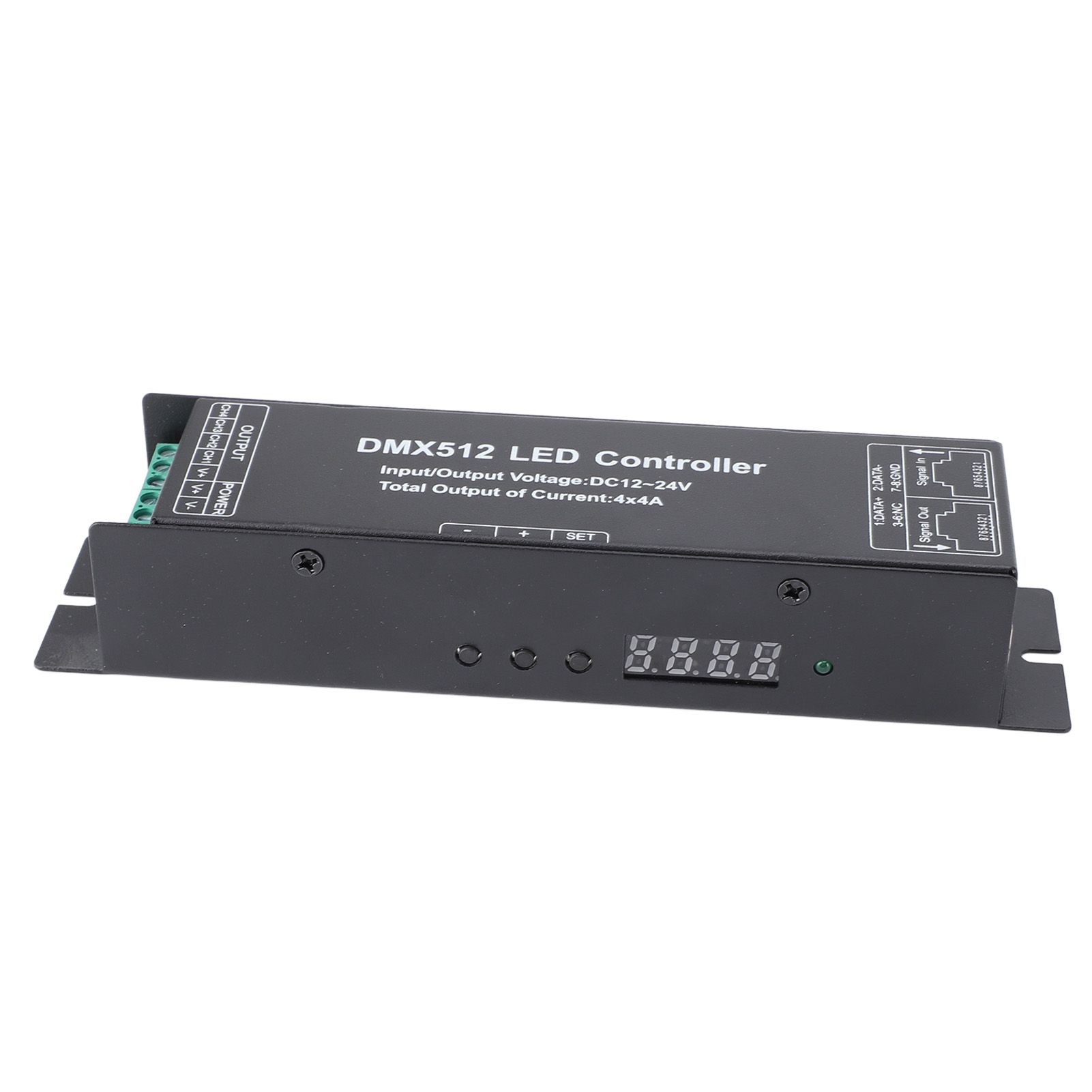 Constant Voltage DMX512 Decorder LED Controller 4 Channels DC 12V‑24V for LED