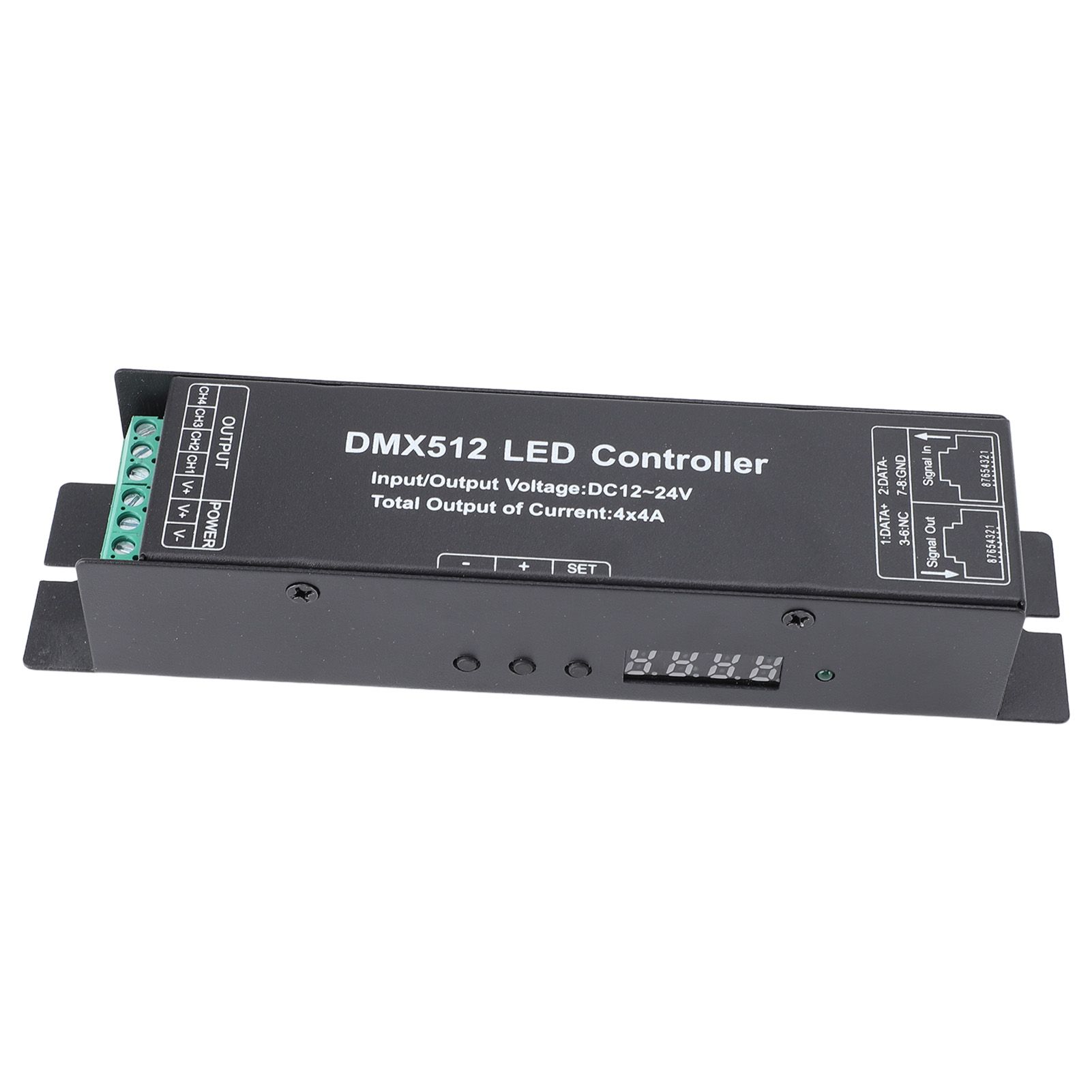 Constant Voltage DMX512 Decorder LED Controller 4 Channels DC 12V‑24V for LED view 3