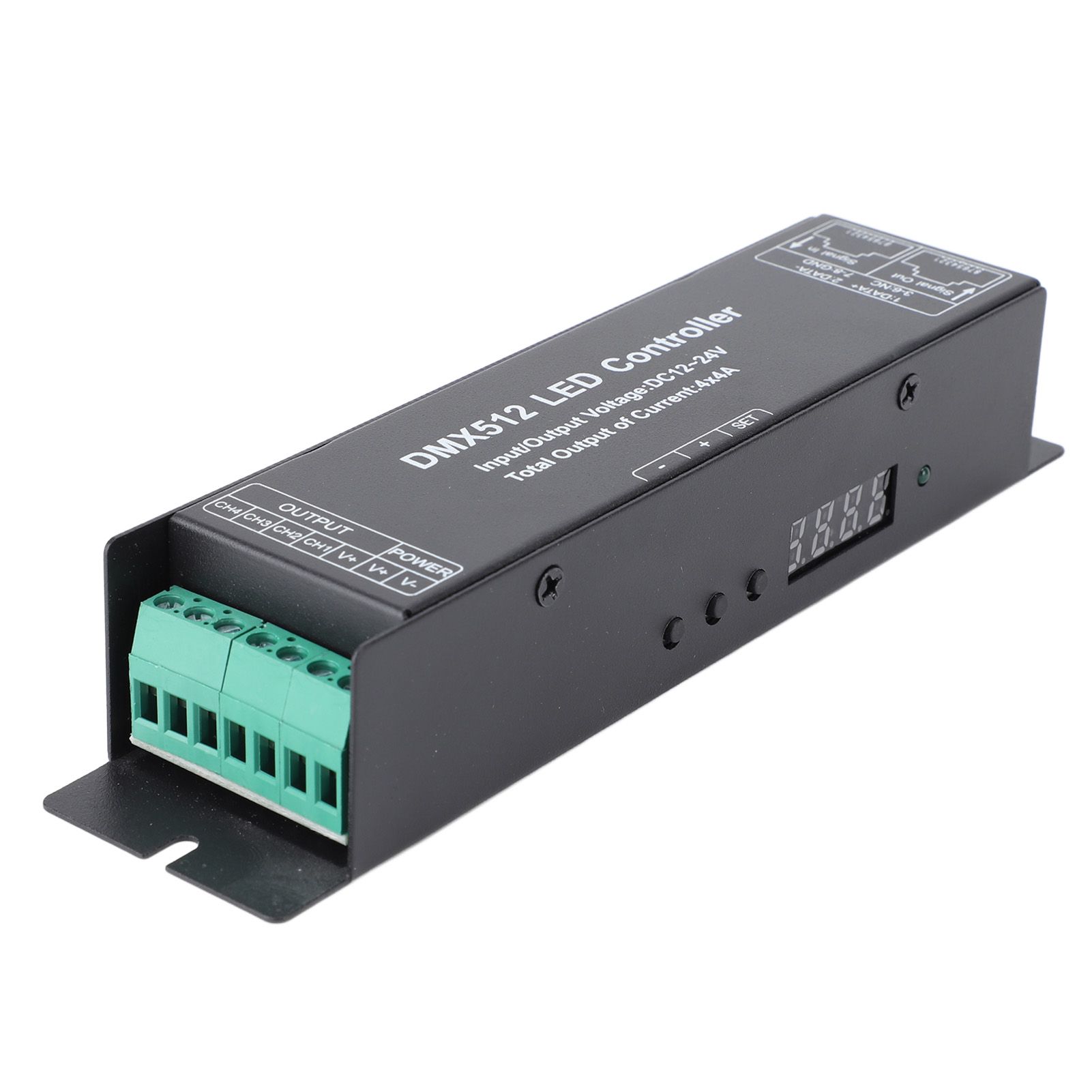 Constant Voltage DMX512 Decorder LED Controller 4 Channels DC 12V‑24V for LED view 6