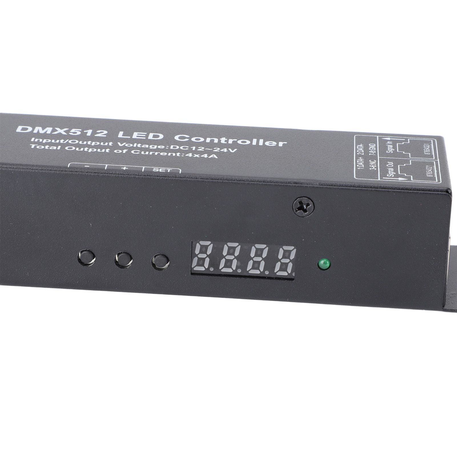 Constant Voltage DMX512 Decorder LED Controller 4 Channels DC 12V‑24V for LED view 7