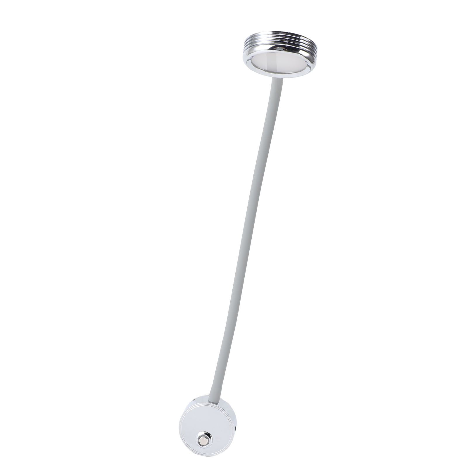 RV Reading Light with USB Port Flexible Gooseneck Bedside Wall Lamp for Boat view 6