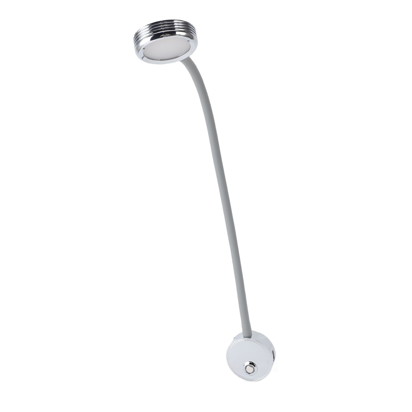 RV Reading Light with USB Port Flexible Gooseneck Bedside Wall Lamp for Boat view 8