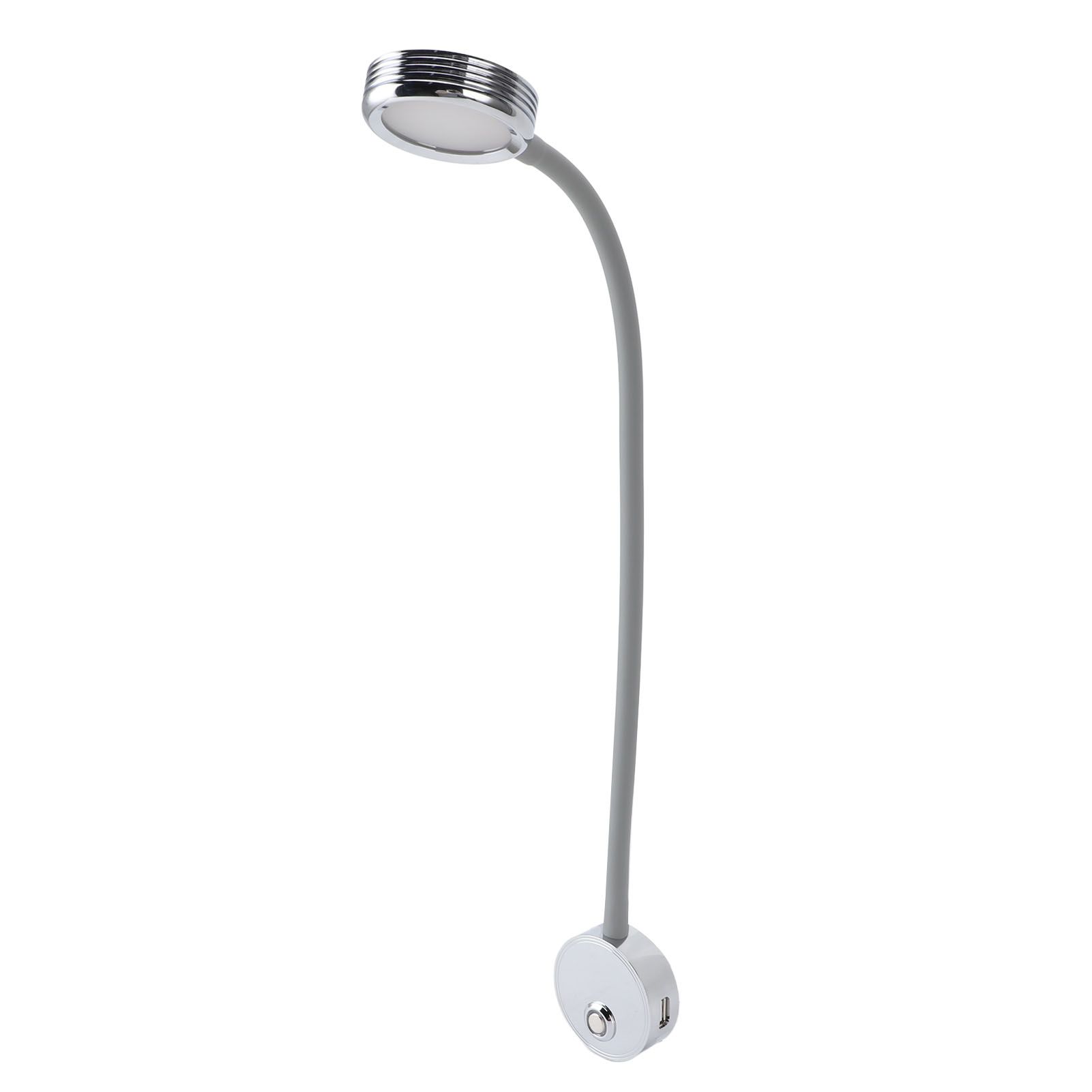 RV Reading Light with USB Port Flexible Gooseneck Bedside Wall Lamp for Boat view 10