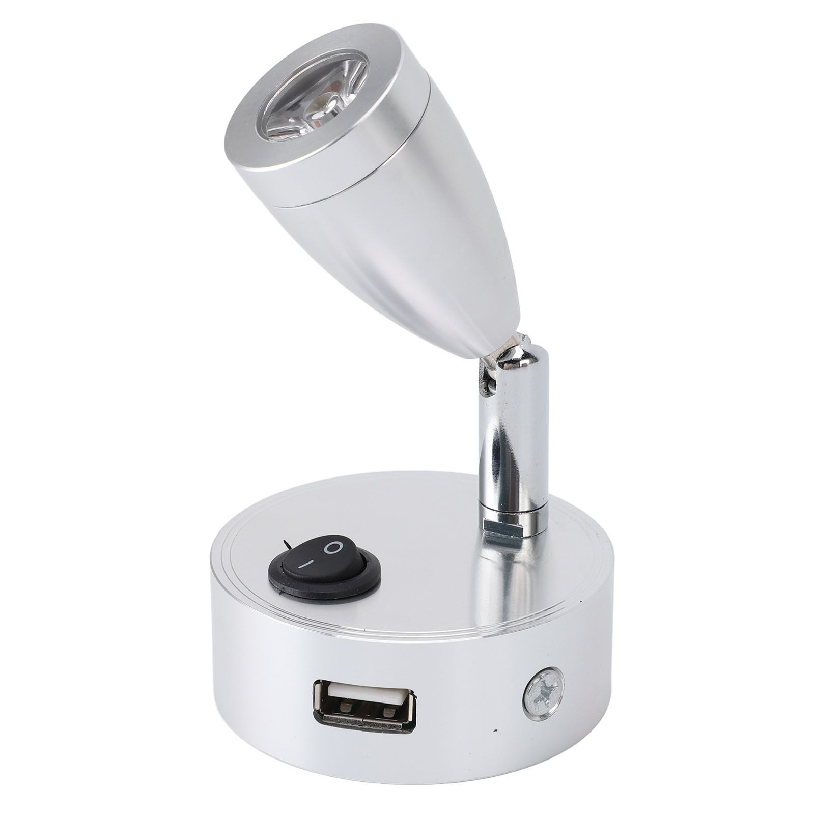 RV Reading Lamp Button Switch 350° Rotatable RV Spotlight with USB Port for view 11