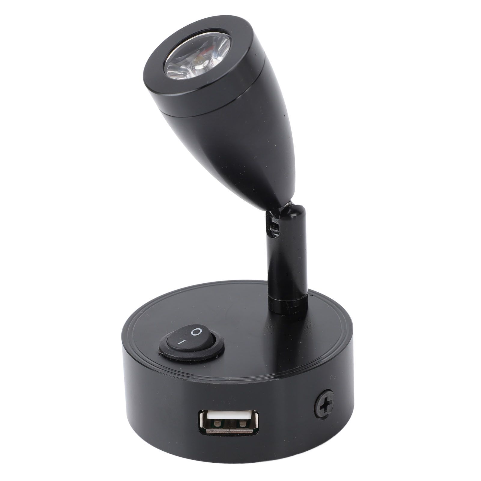 RV Reading Lamp Button Switch 350° Rotatable RV Spotlight with USB Port for view 11