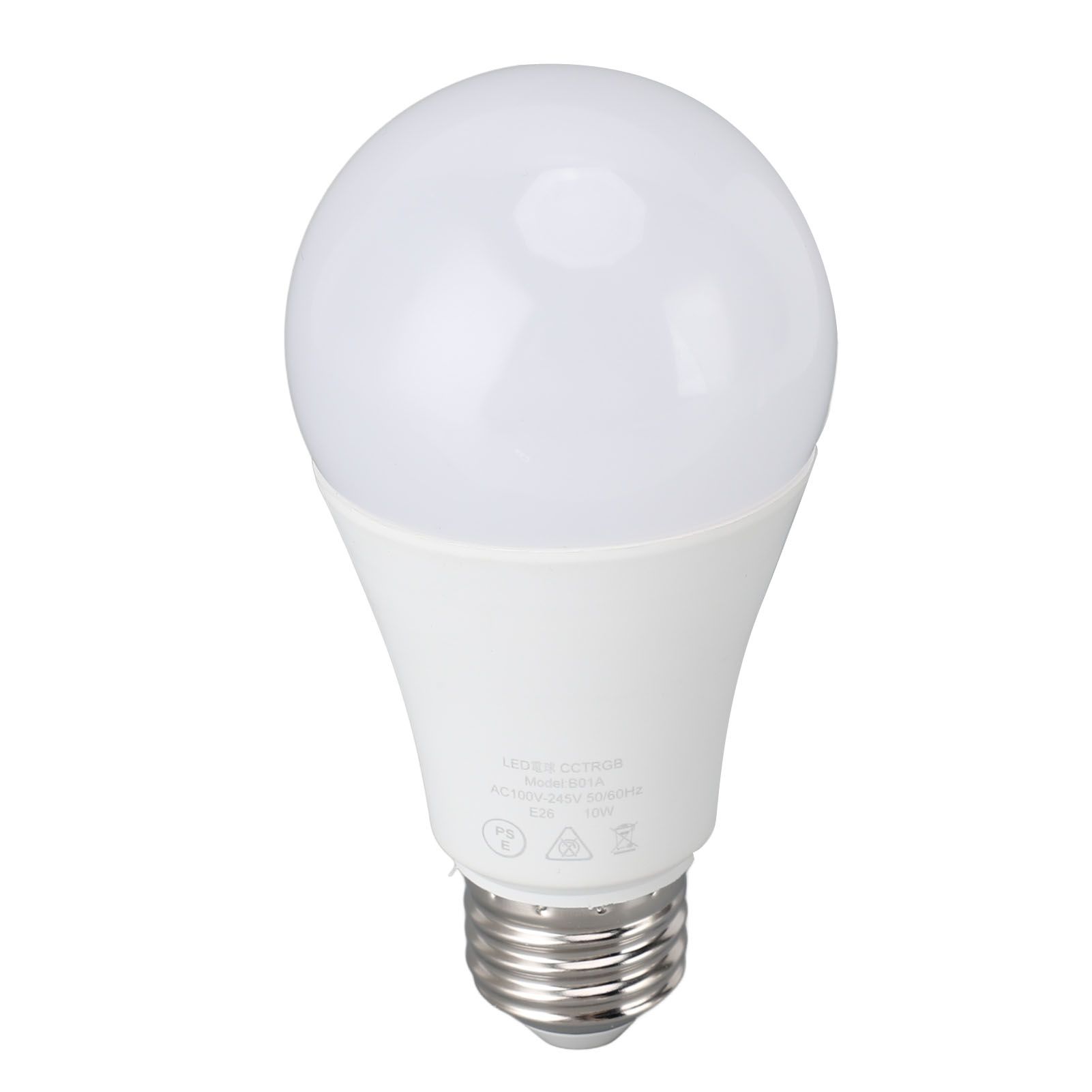 Smart LED Light Bulb 2700‑6500K CCT RGB Stepless Dimmable 800LM CRI 80+ E26