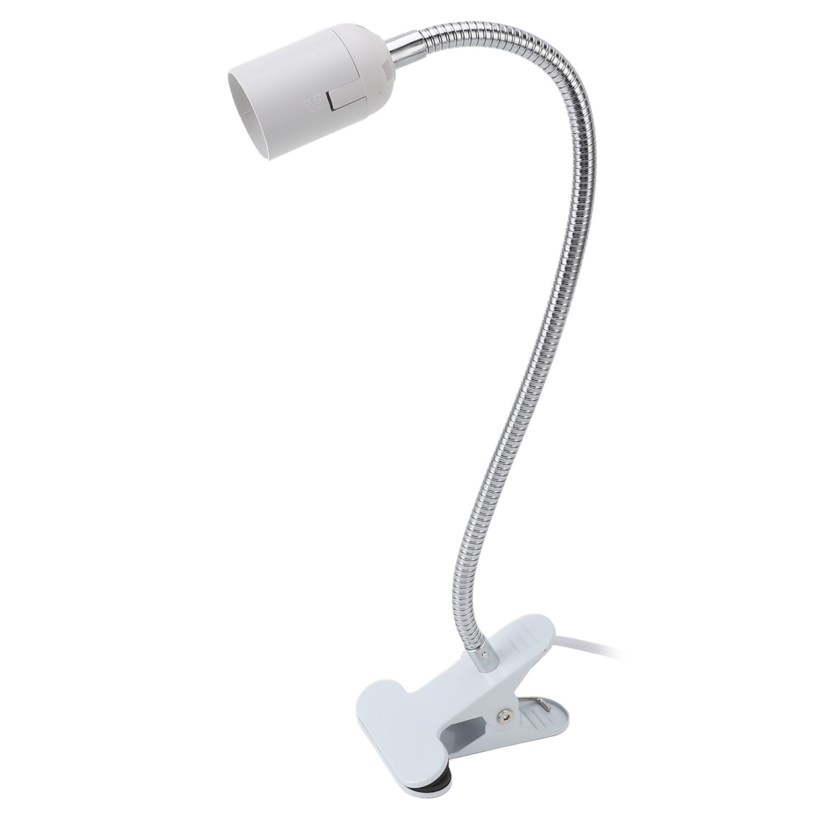Clip Desk Lamp Holder with Flexible Gooseneck E27 E26 Aluminum Alloy Clamp view 10