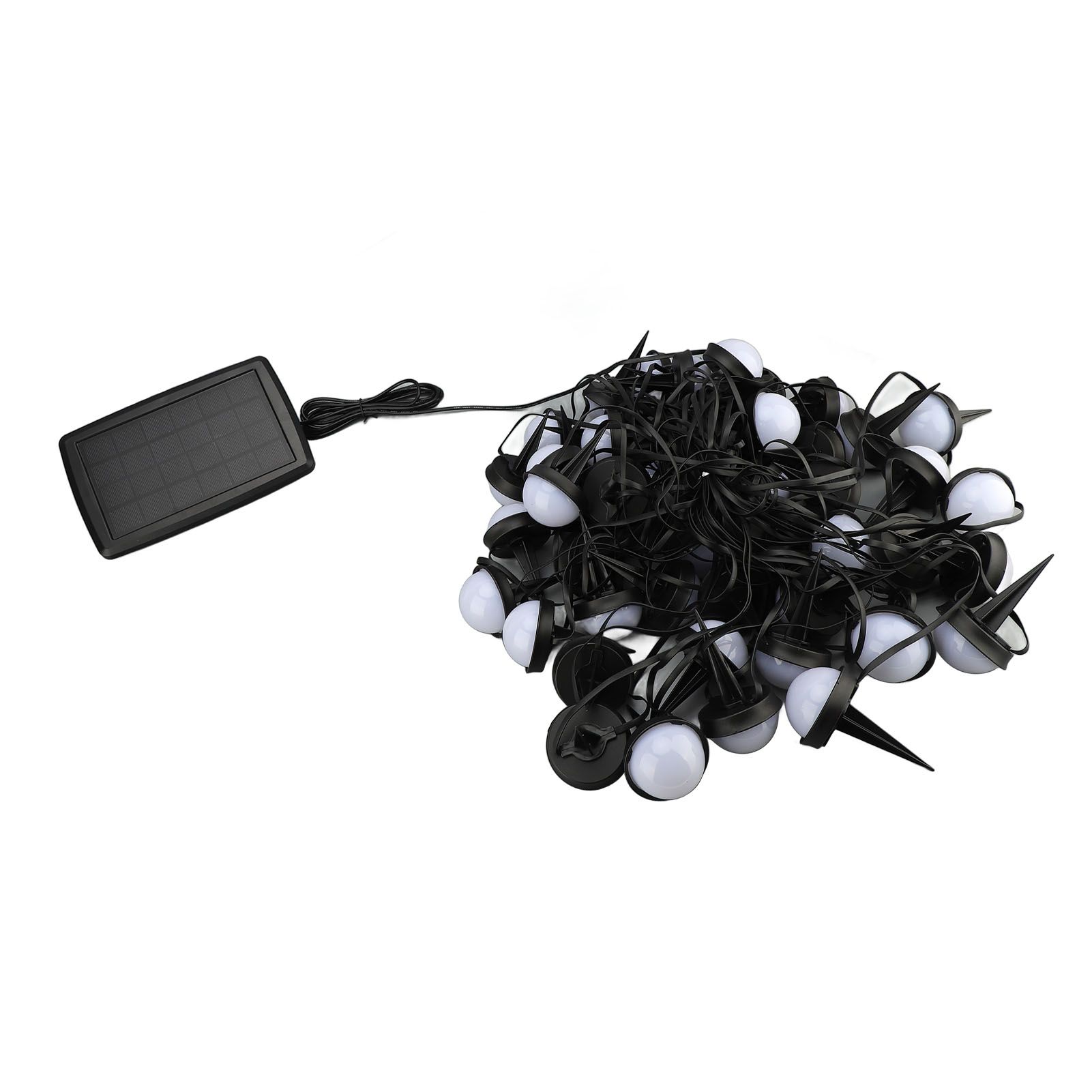 Solar Light String 50 Bulbs Cordless Decorative IP66 Waterproof Light String view 10