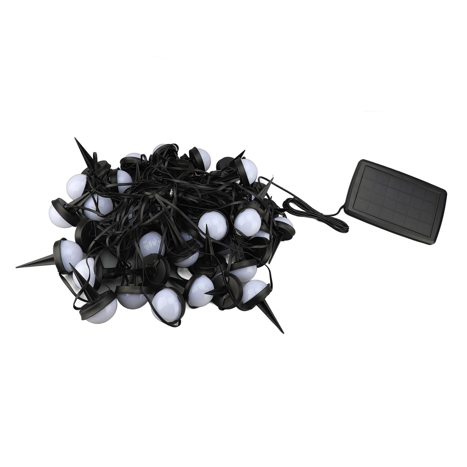 Solar Light String 50 Bulbs Cordless Decorative IP66 Waterproof Light String view 12