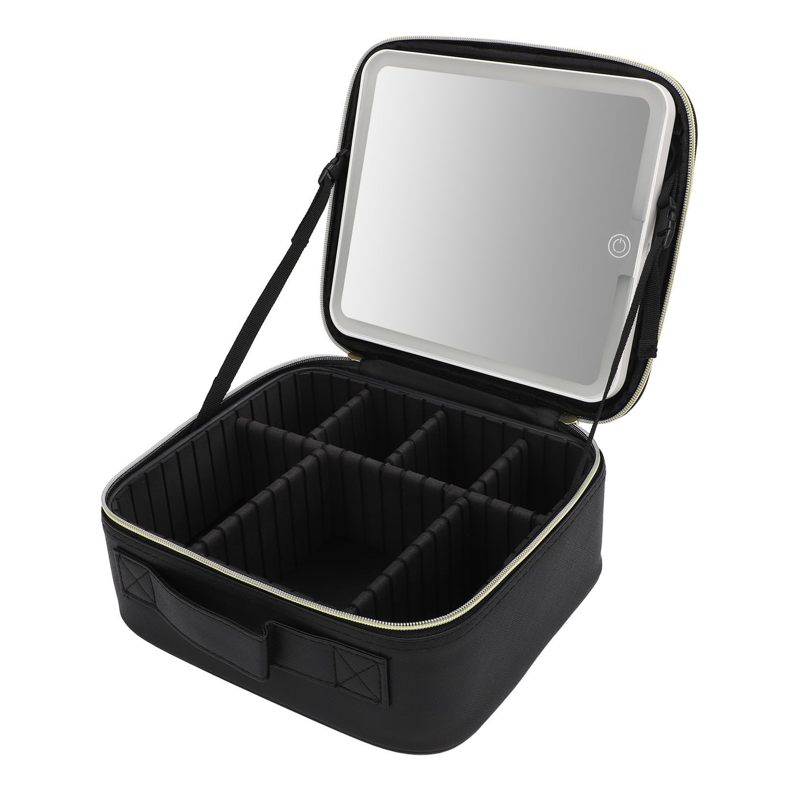 Portable LED Makeup Bag Multipurpose Stylish Large Capacity 3 Color Lights view 4