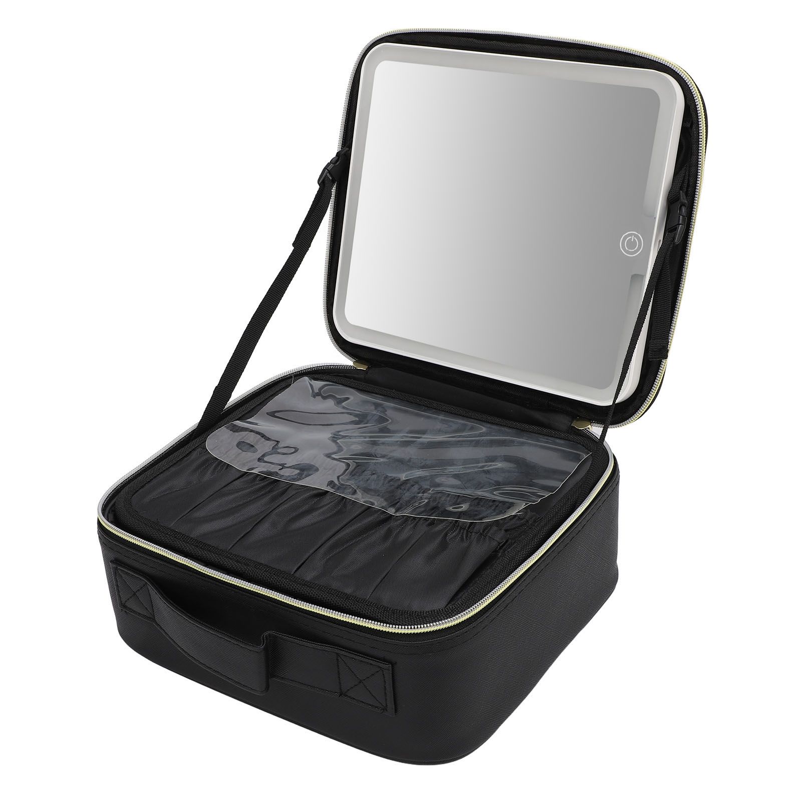 Portable LED Makeup Bag Multipurpose Stylish Large Capacity 3 Color Lights view 11