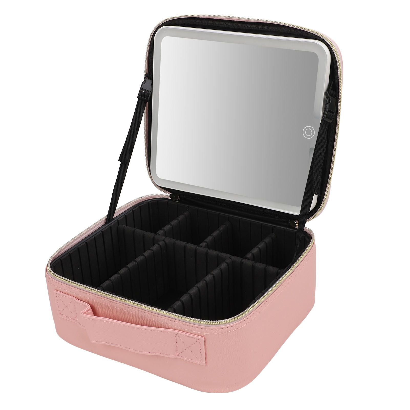 Portable LED Makeup Bag Multipurpose Stylish Large Capacity 3 Color Lights view 4