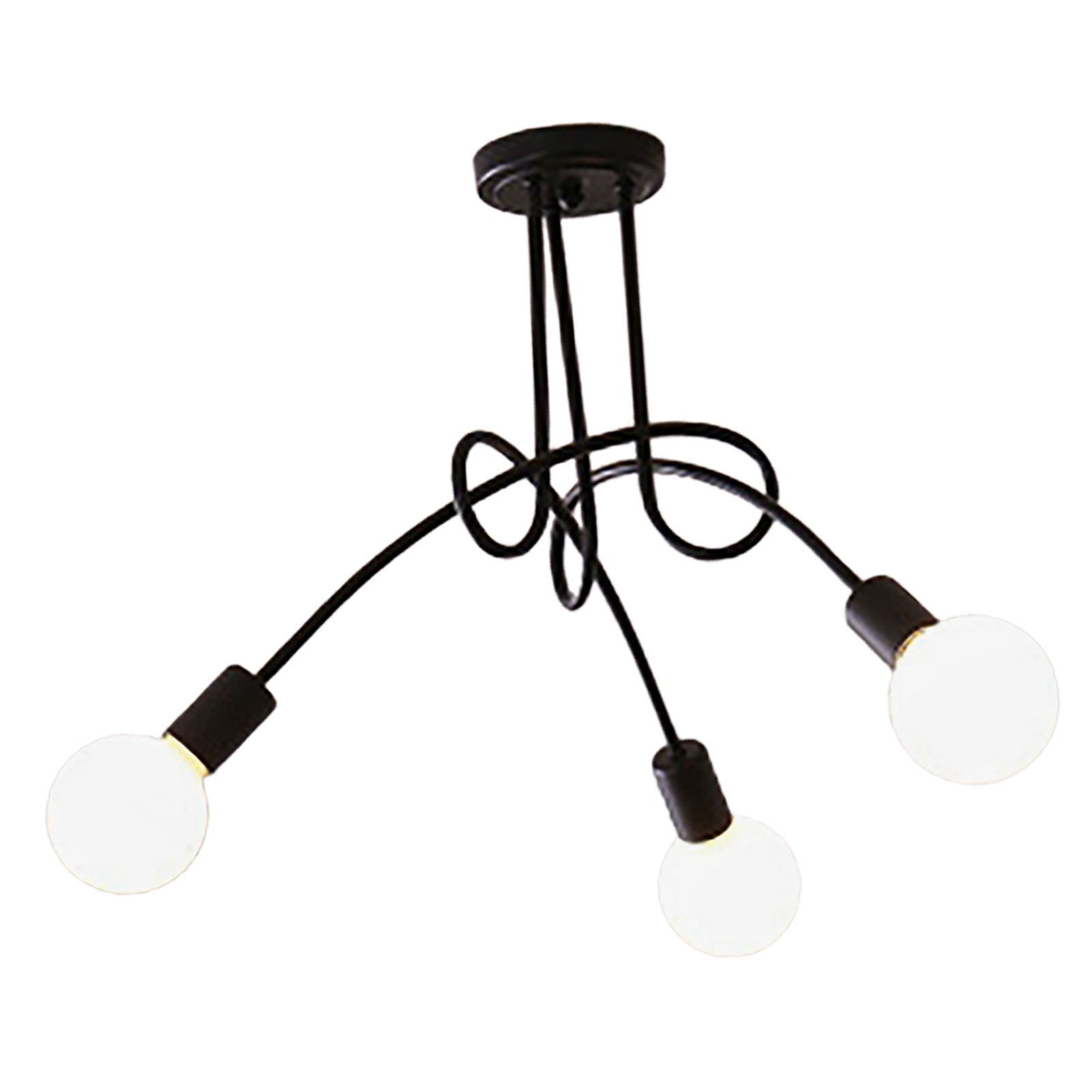 Modern Chandelier Iron Art Stylish Easy to Install Industrial Ceiling Light