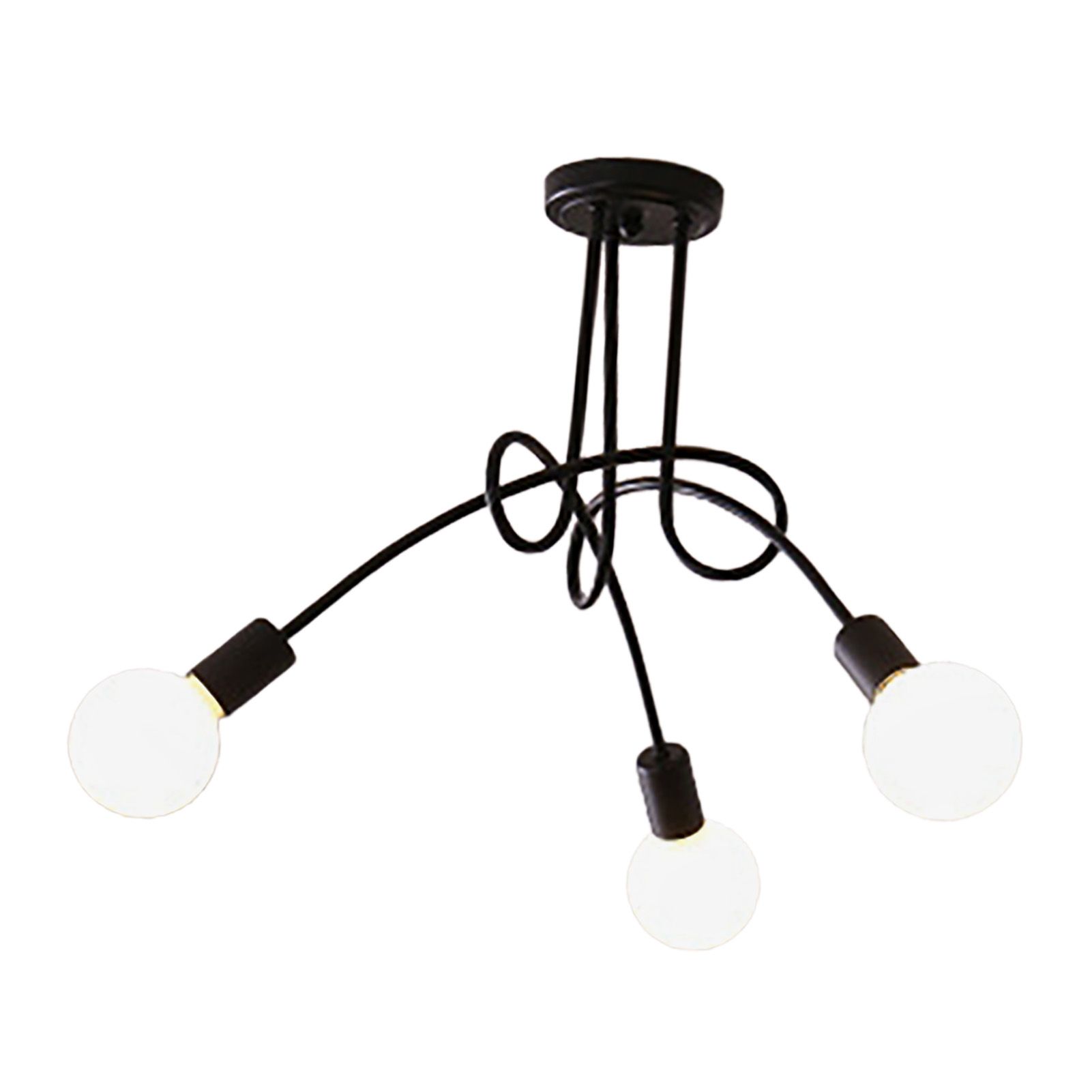 Modern Chandelier Iron Art Stylish Easy to Install Industrial Ceiling Light view 4