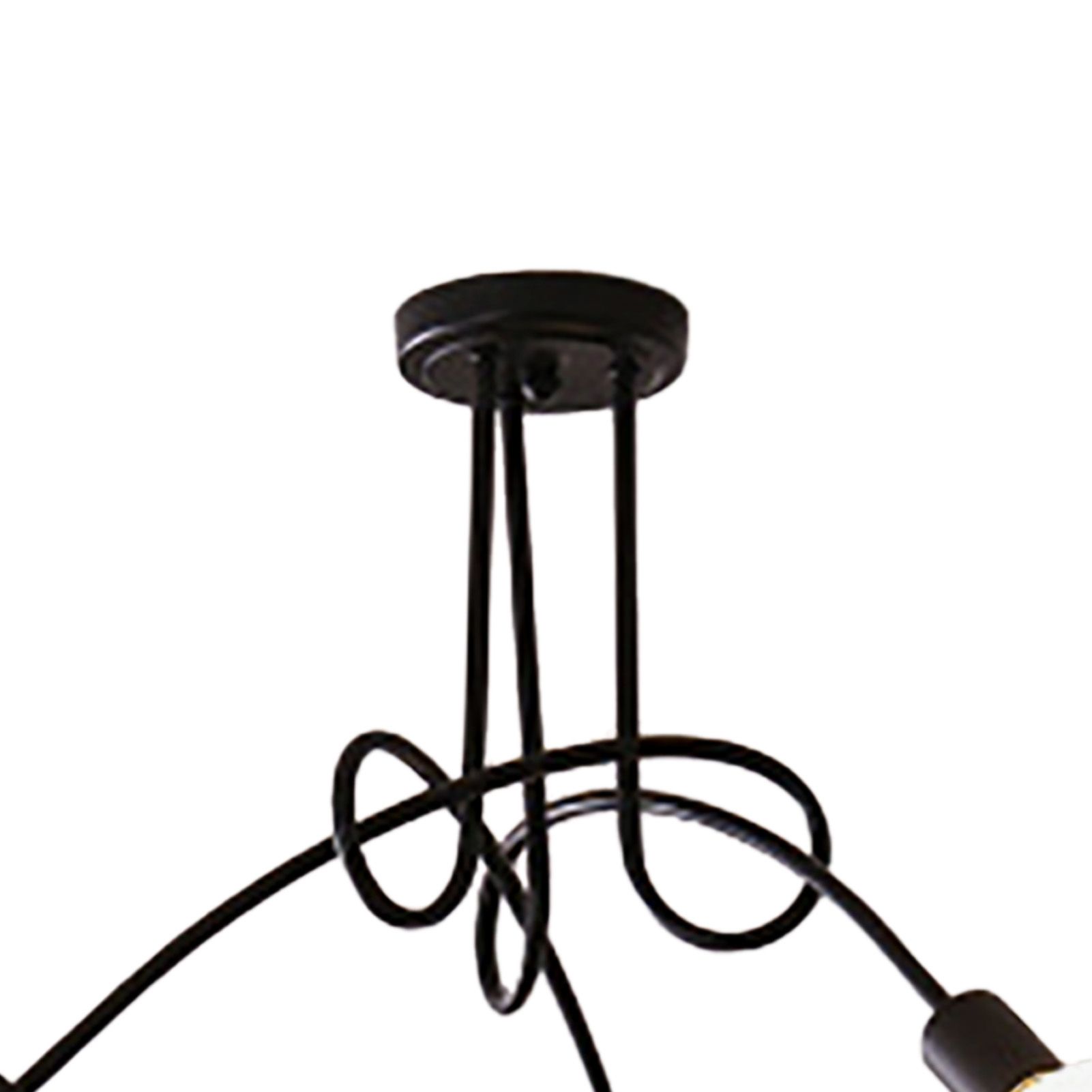 Modern Chandelier Iron Art Stylish Easy to Install Industrial Ceiling Light view 5