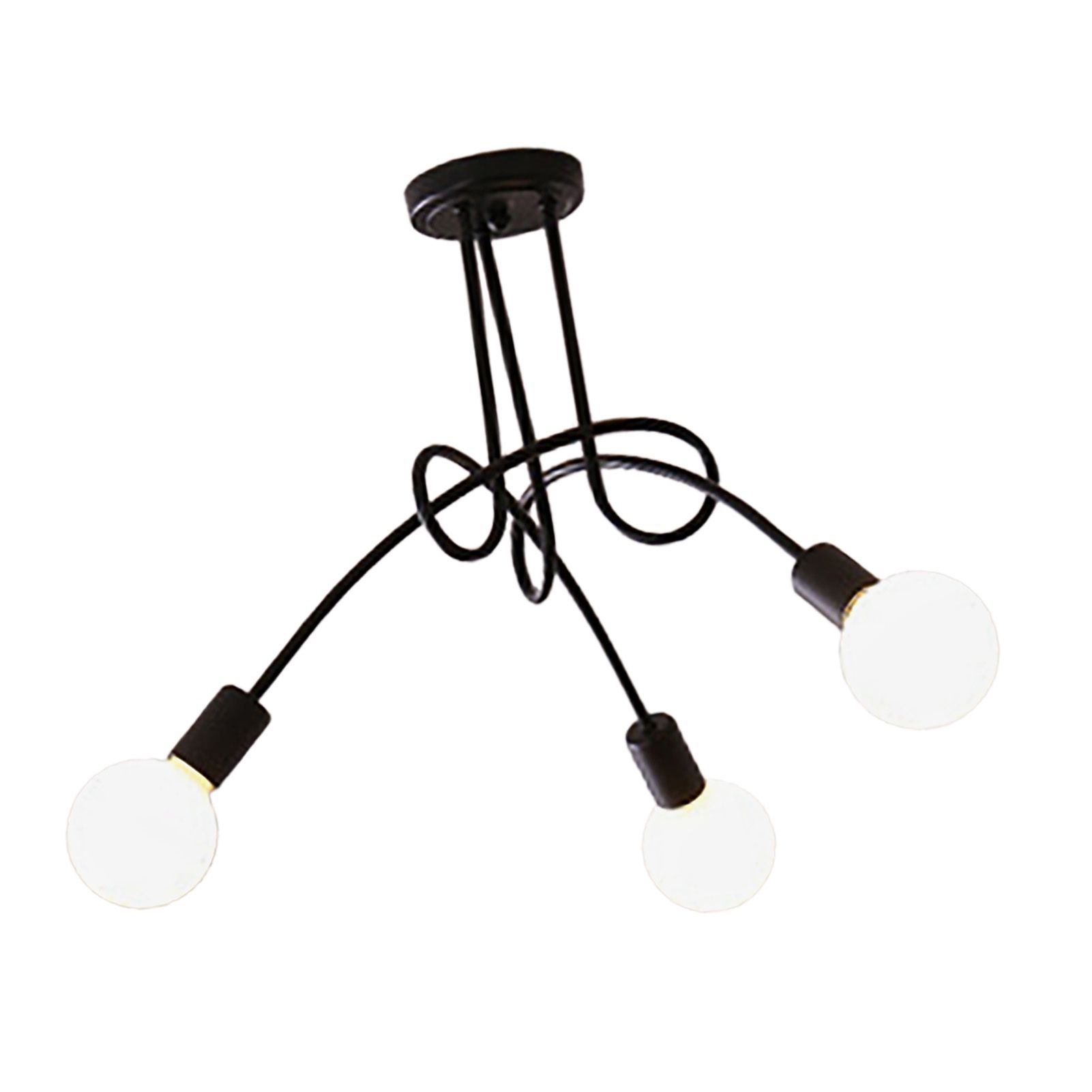 Modern Chandelier Iron Art Stylish Easy to Install Industrial Ceiling Light view 6