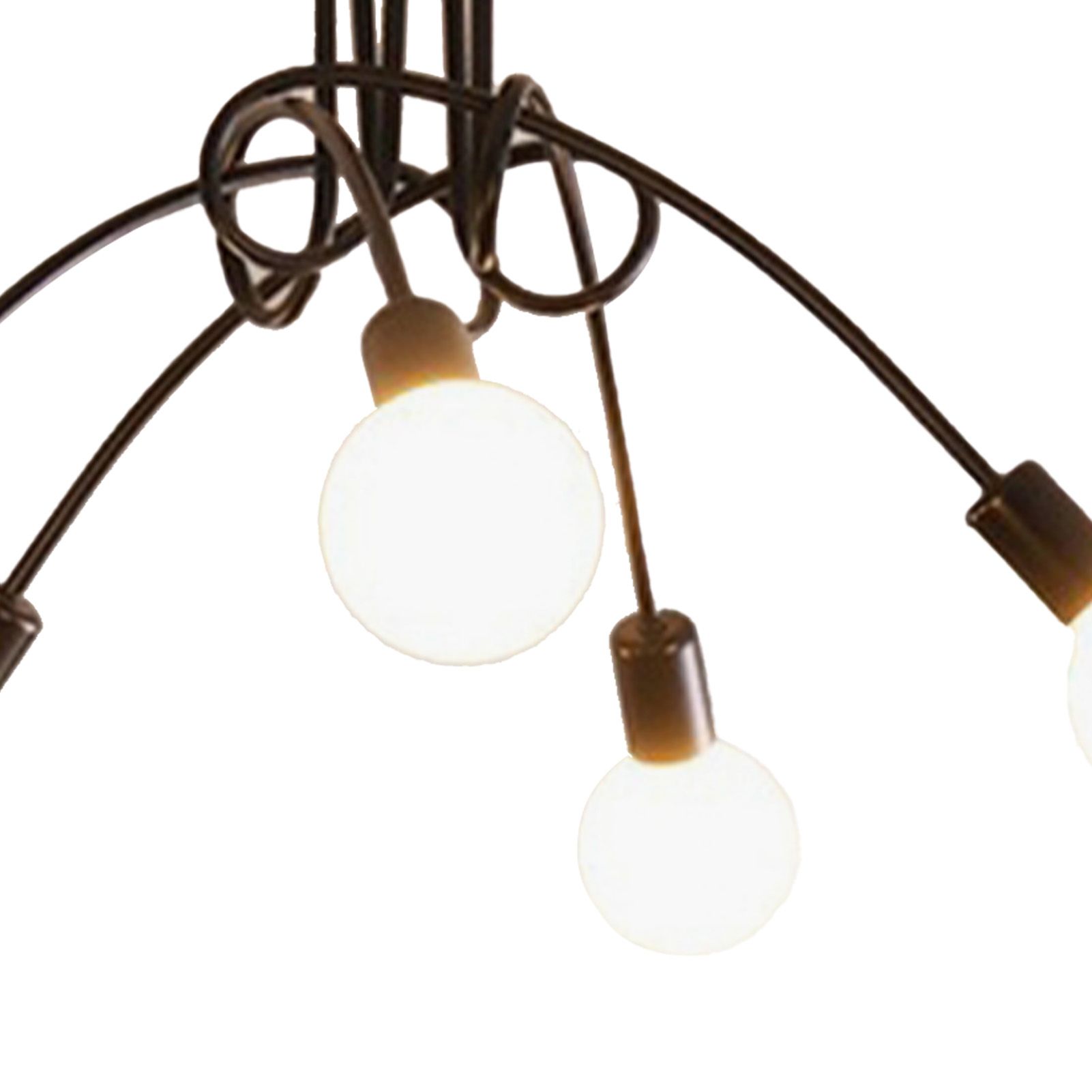 Modern Chandelier Iron Art Stylish Easy to Install Industrial Ceiling Light view 2