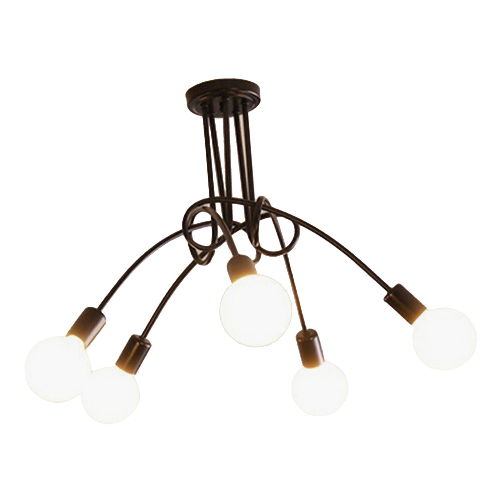 Modern Chandelier Iron Art Stylish Easy to Install Industrial Ceiling Light view 6