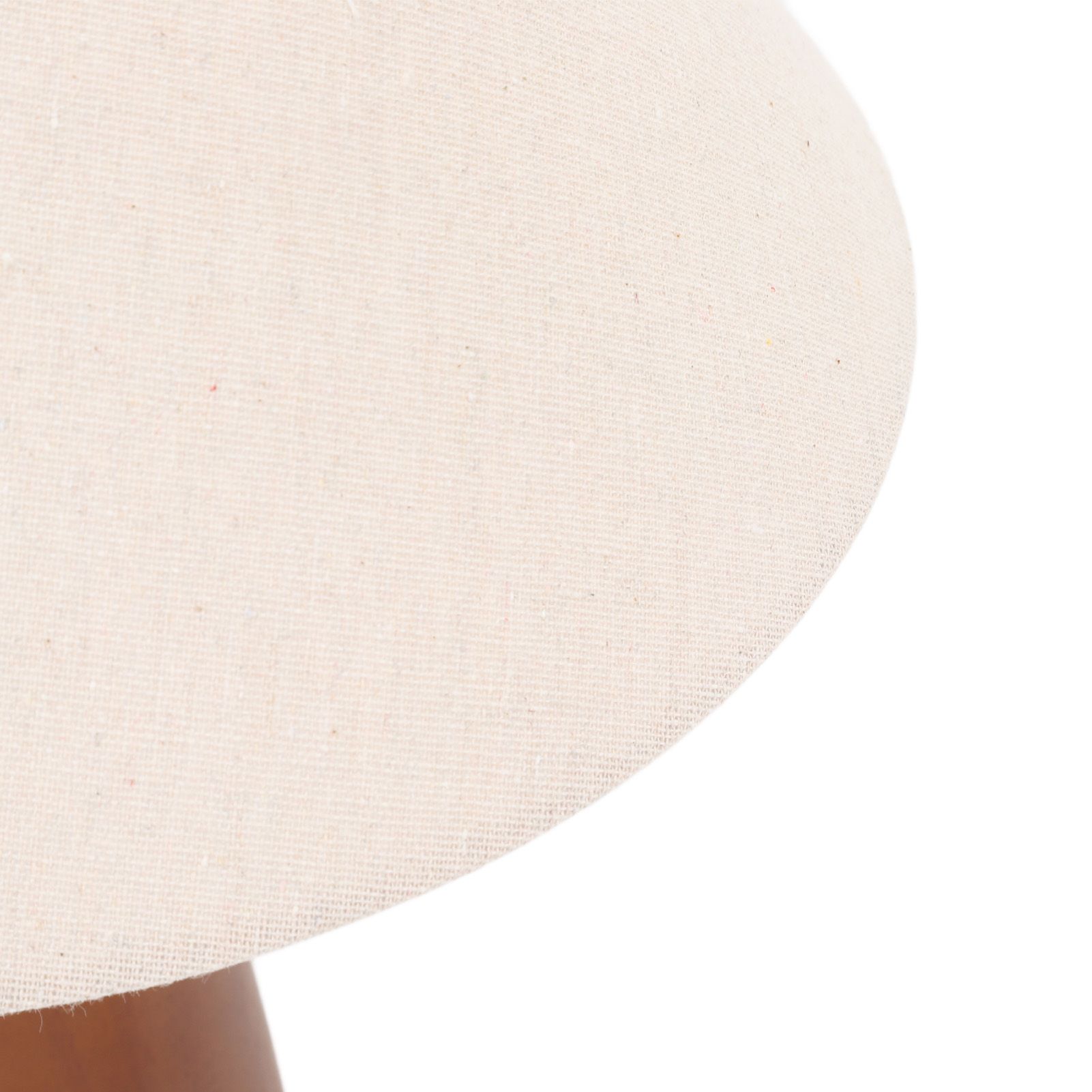 LED Desk Lamp Vintage Decorative Linen Lampshade Wood Frame Bedside Reading view 2