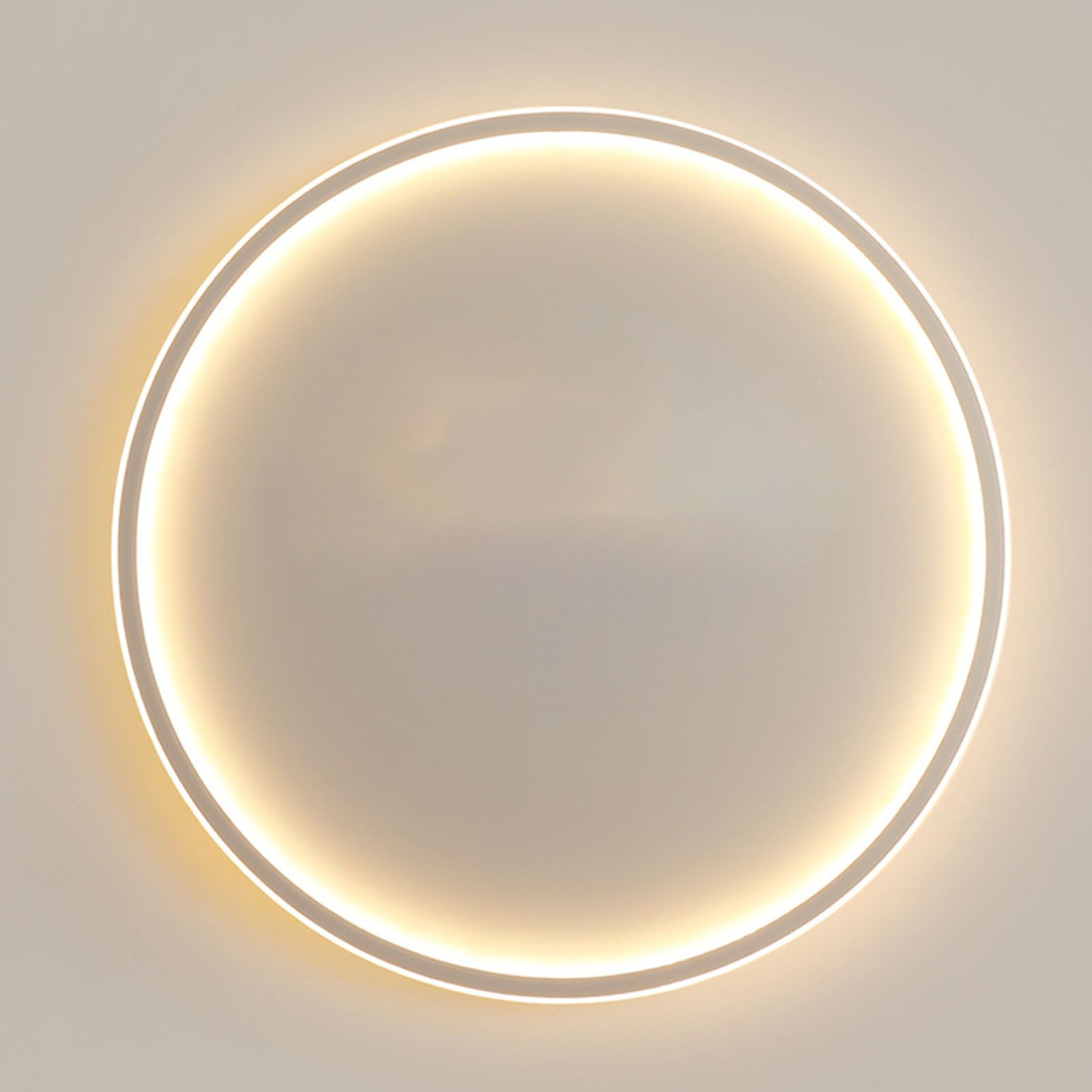 Round Ceiling Light Thin Flat Modern Flush Mount Lighting Fixture for Bedroom view 8