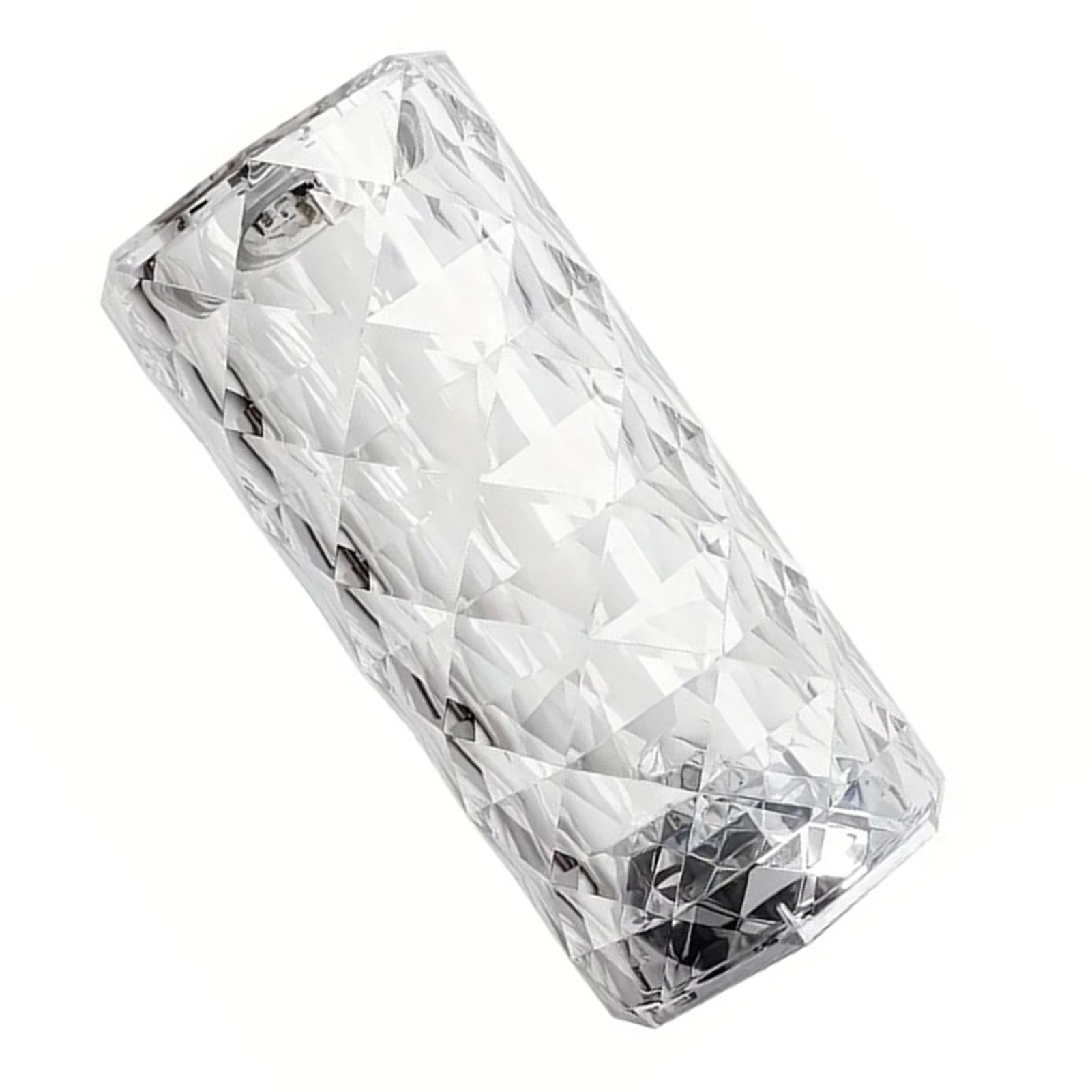 Crystal Rose Lamp ABS LED Touch Control Bedside Table Lamp with Remote Control