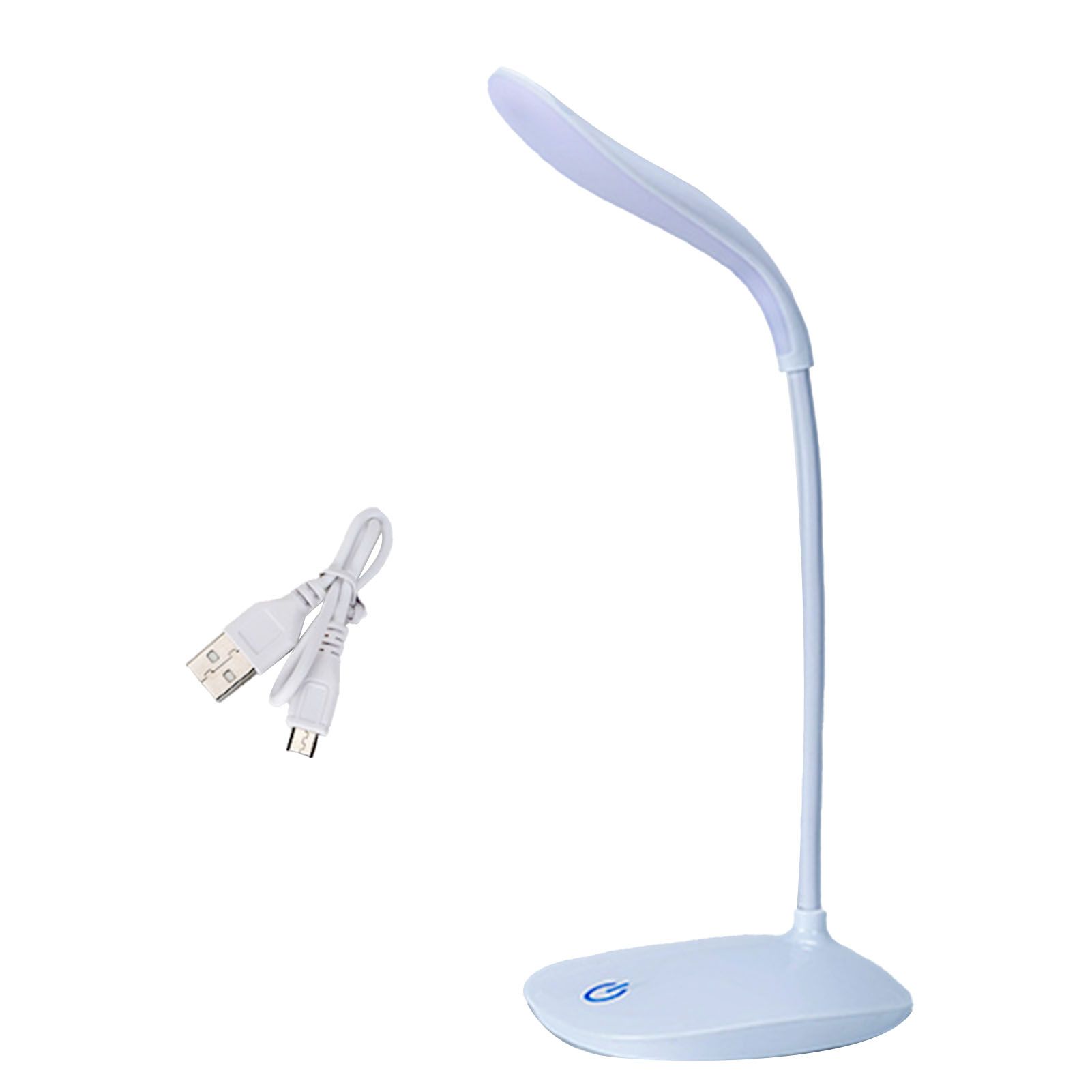 LED Desk Lamp Eye Caring Table Lamp 3 Brightness Level 3000K‑6000K USB Reading view 3