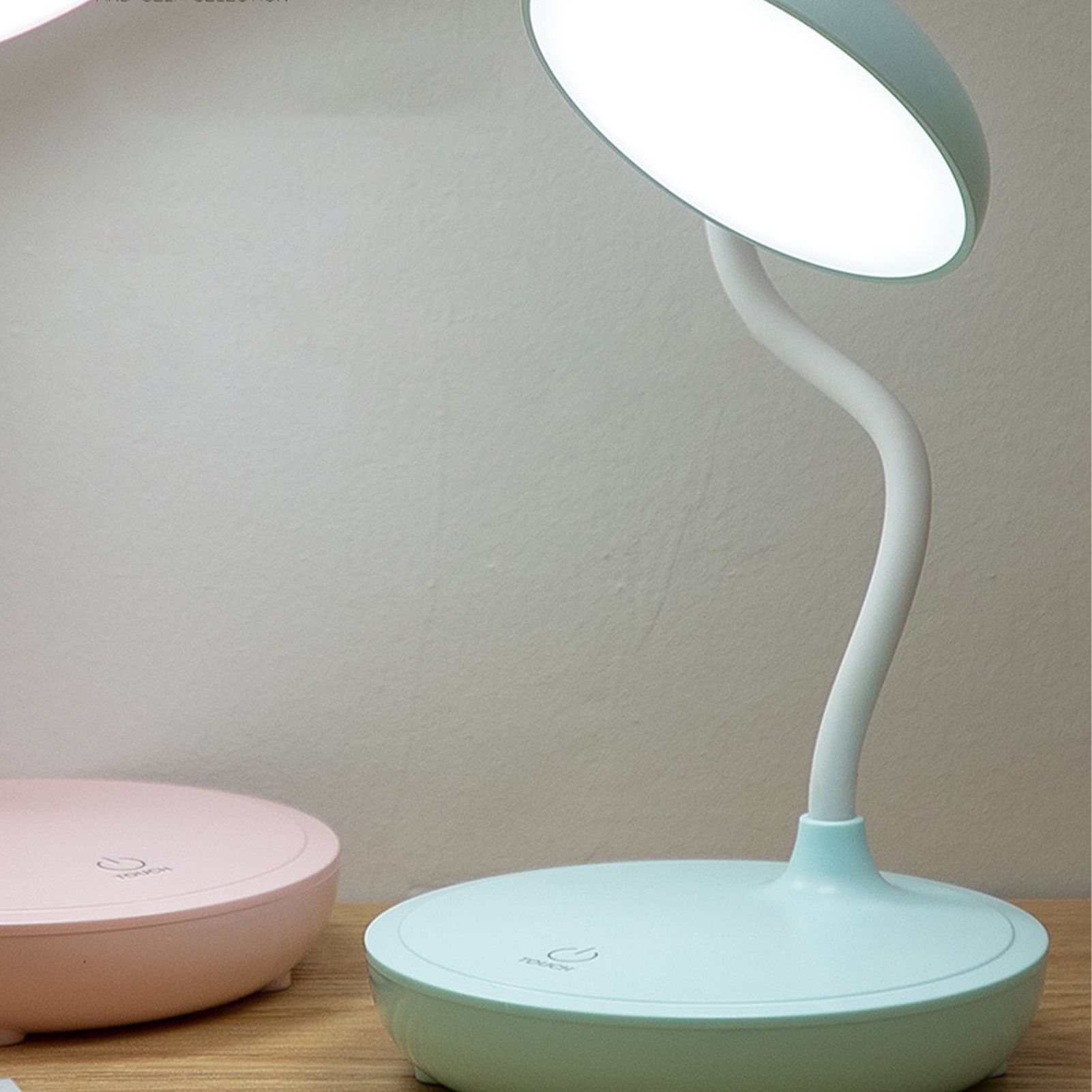 Desk Lamp 6500K to 6800K USB Rechargeable 3 Gear Touch Control LED Bedside view 9