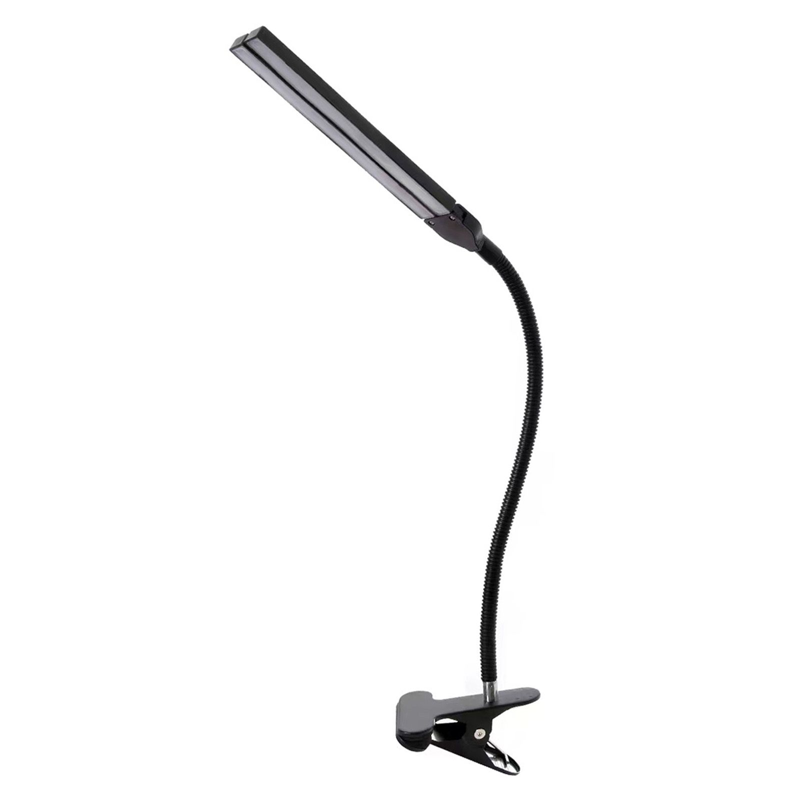 Clip On Desk Lamp Dual Head Eye Care Dimmable LED Night Light for Student view 3