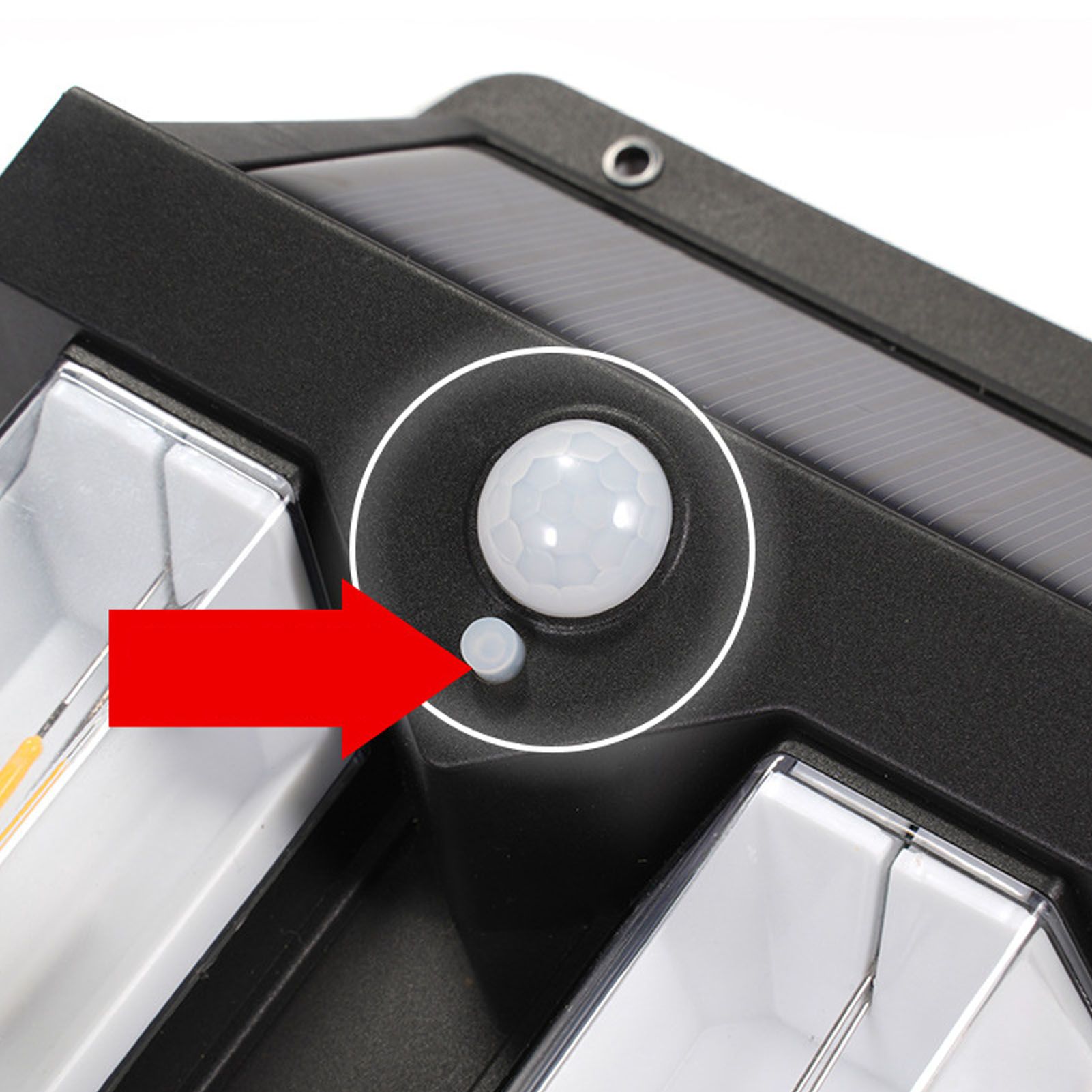 Solar Wall Lamp Waterproof Human Body Induction High Brightness Outdoor view 2