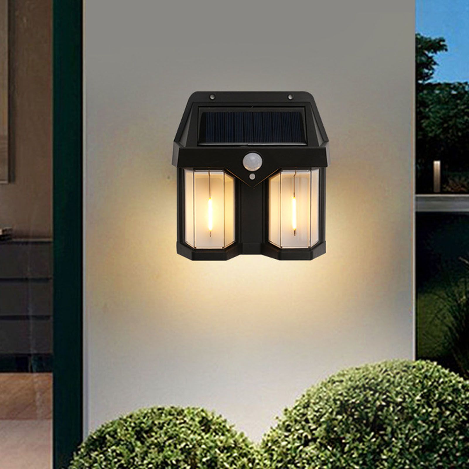 Solar Wall Lamp Waterproof Human Body Induction High Brightness Outdoor view 8